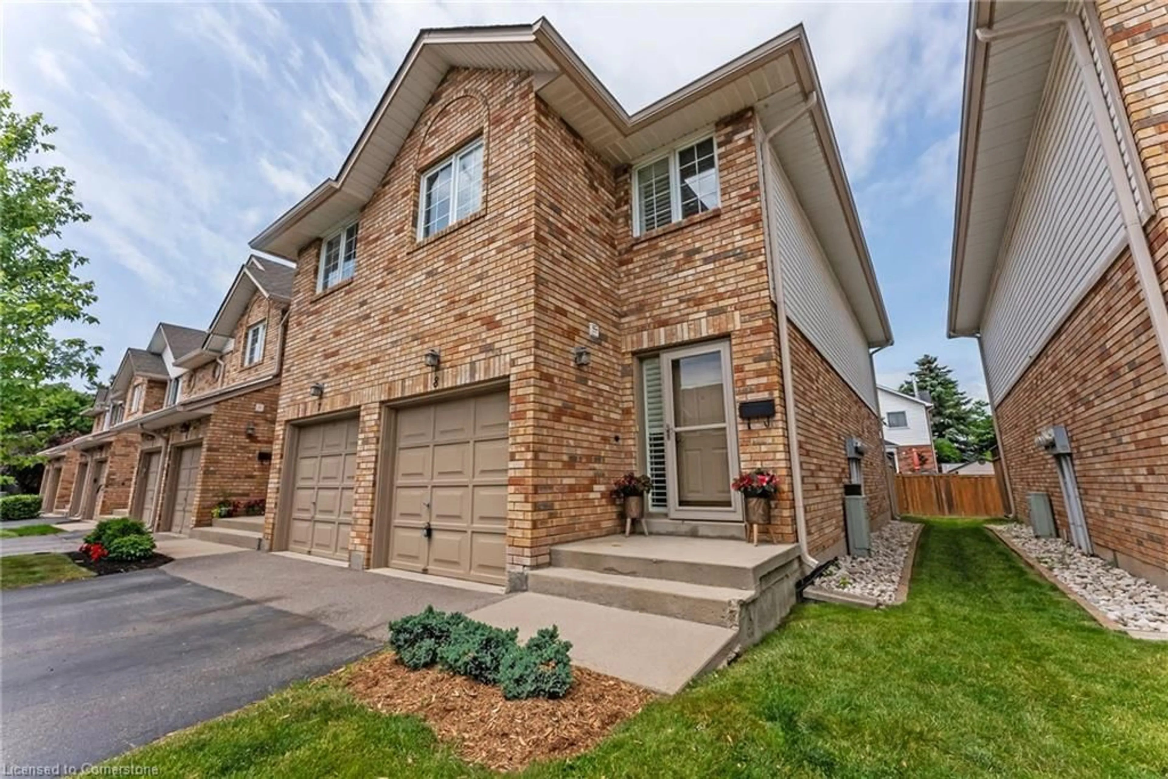 Home with brick exterior material, street for 2025 Cleaver Ave #8, Burlington Ontario L7M 4H8