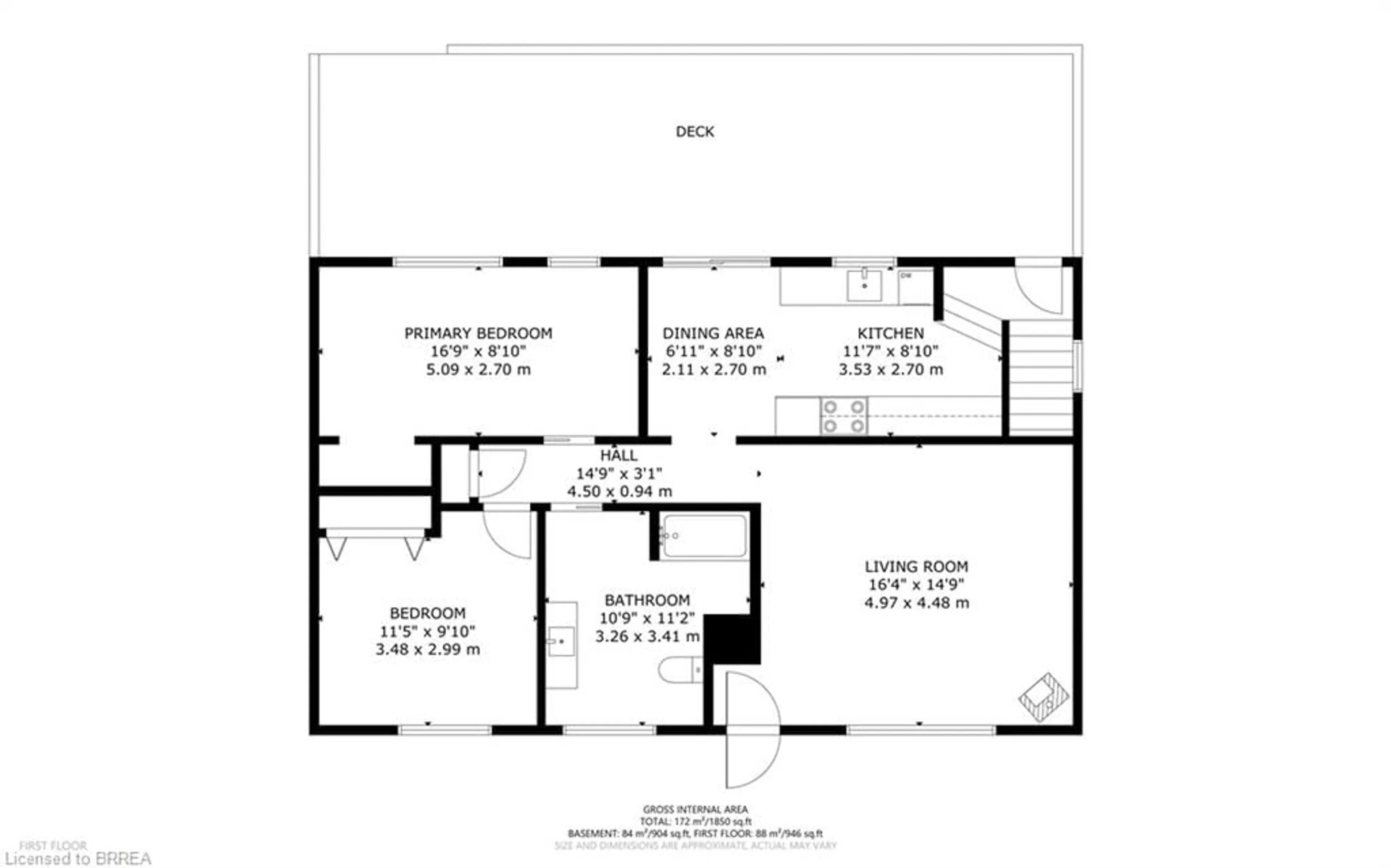 Floor plan for 48 Market St, Paris Ontario N3L 3B2