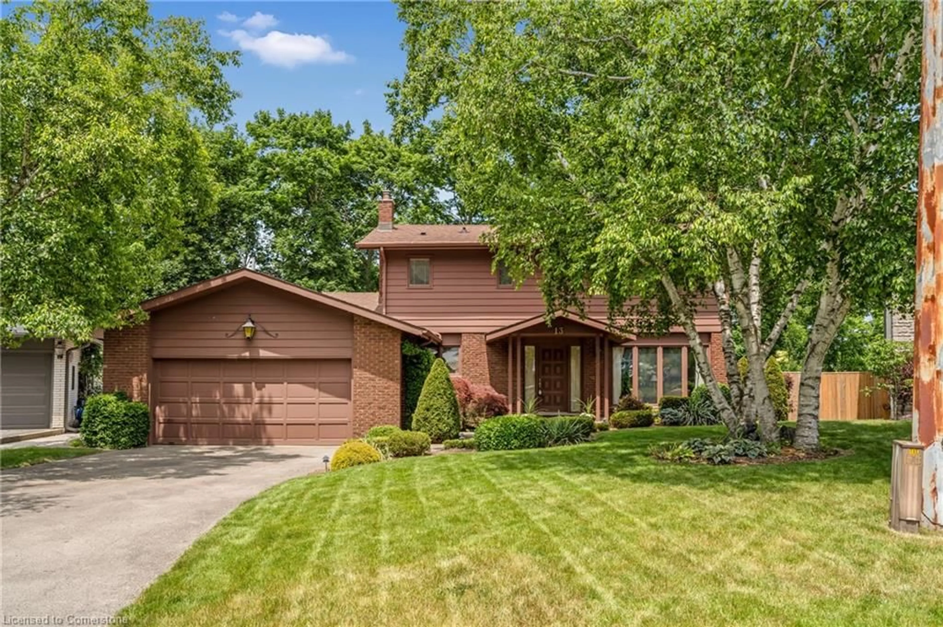 Home with brick exterior material, street for 13 Leslie Dr, Stoney Creek Ontario L8G 2P9