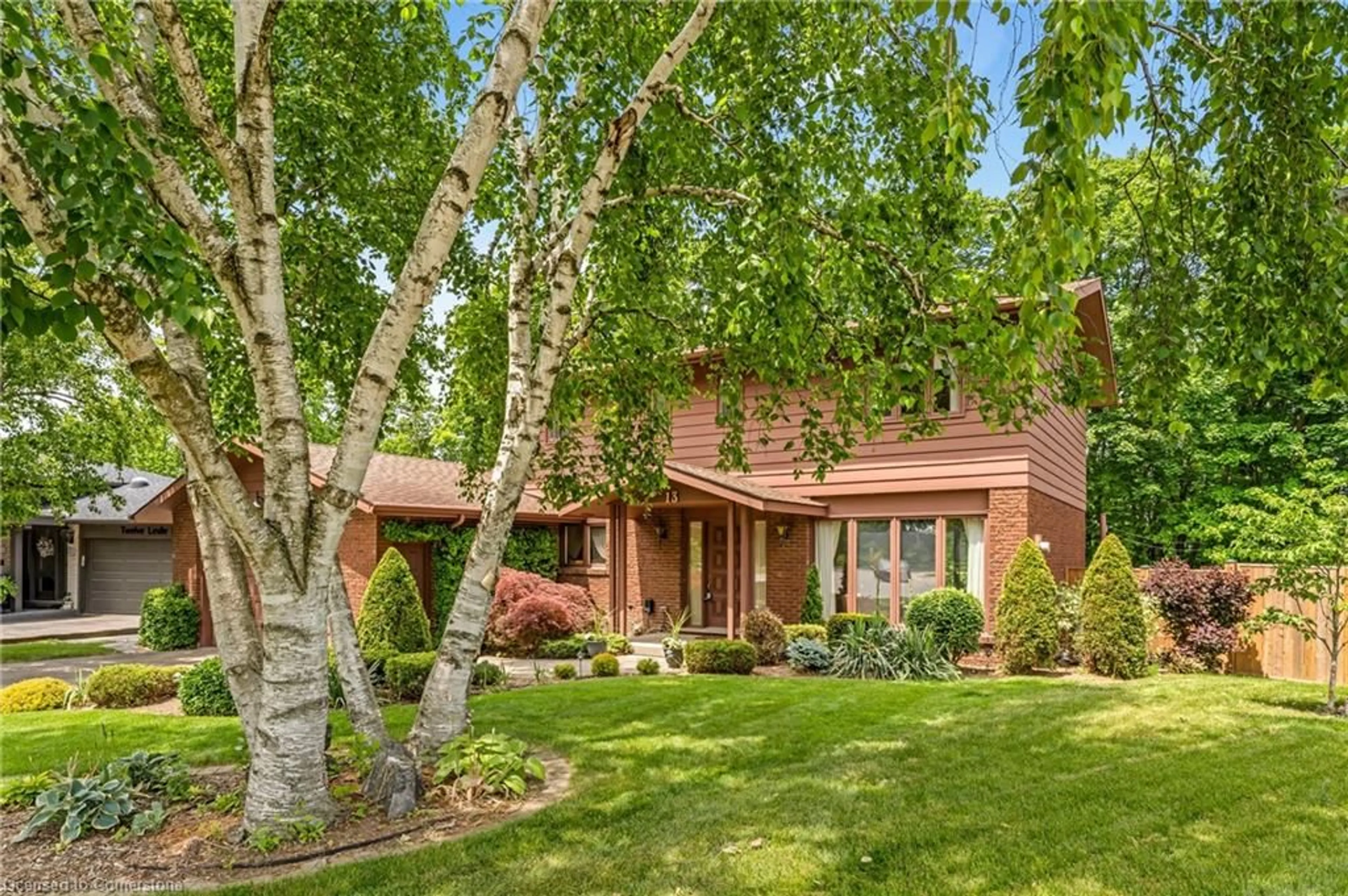 Home with brick exterior material, street for 13 Leslie Dr, Stoney Creek Ontario L8G 2P9