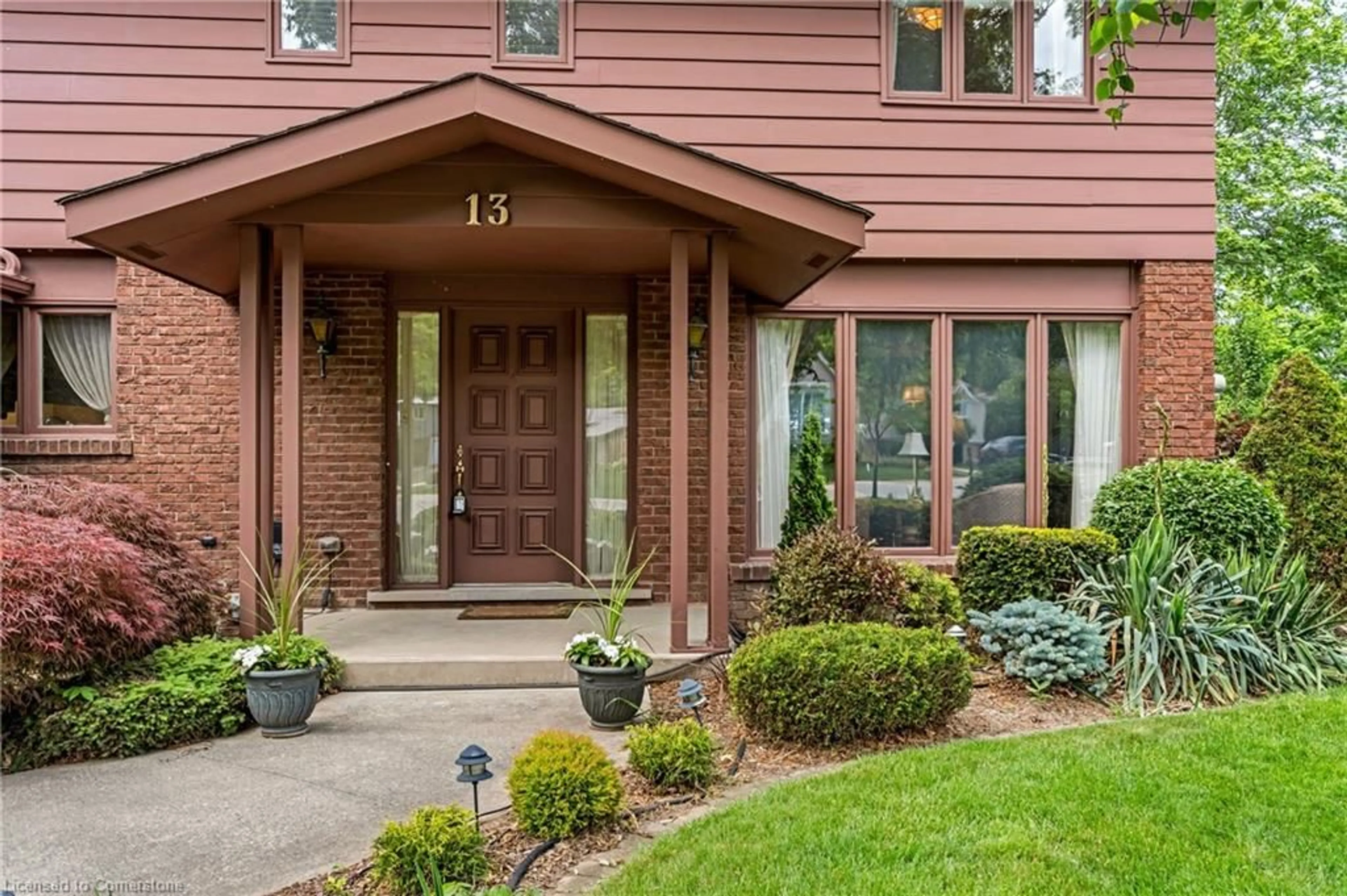 Home with brick exterior material, street for 13 Leslie Dr, Stoney Creek Ontario L8G 2P9