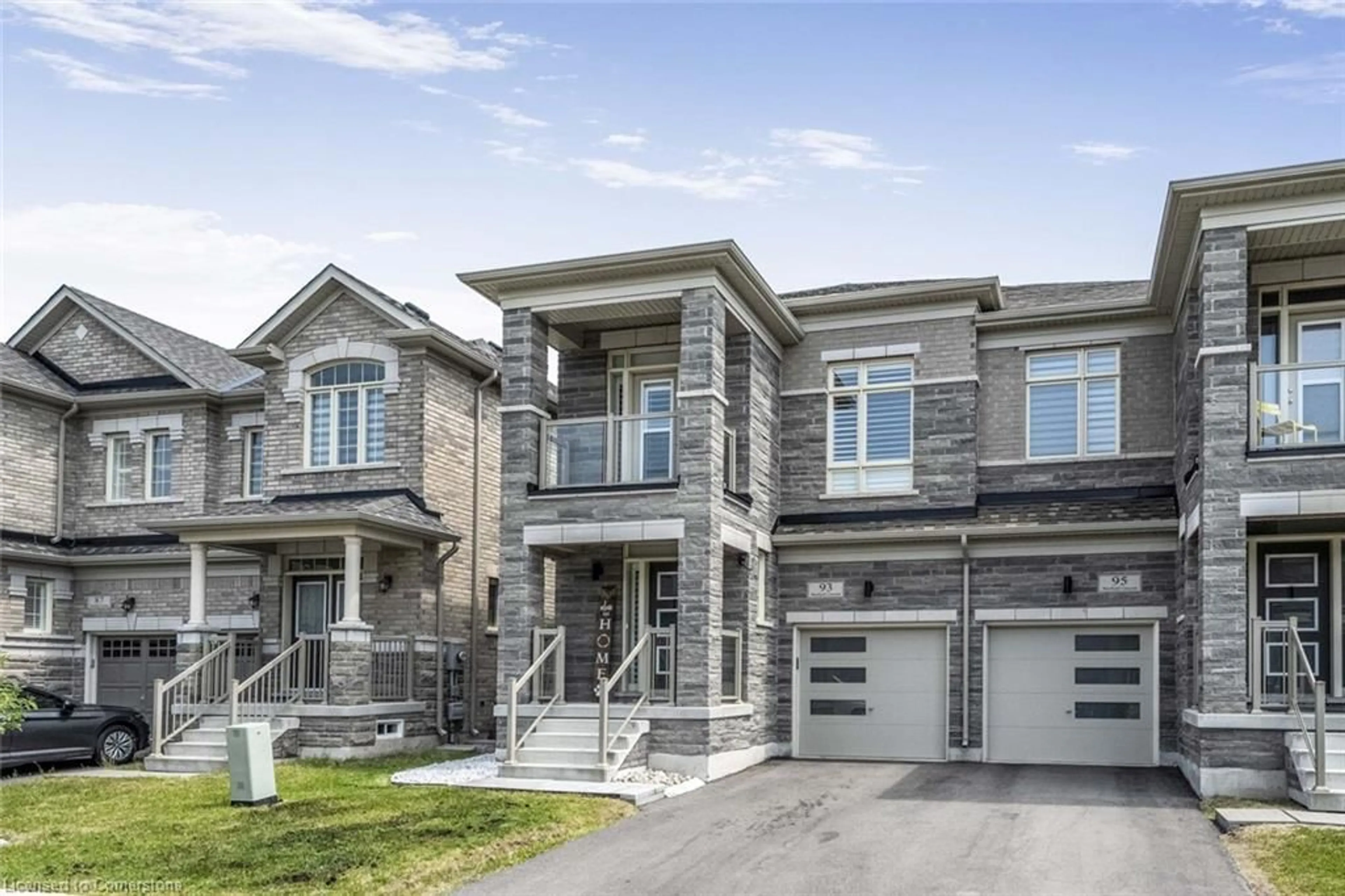 Home with brick exterior material, street for 93 Westfield Cres, Waterdown Ontario L8B 1X9