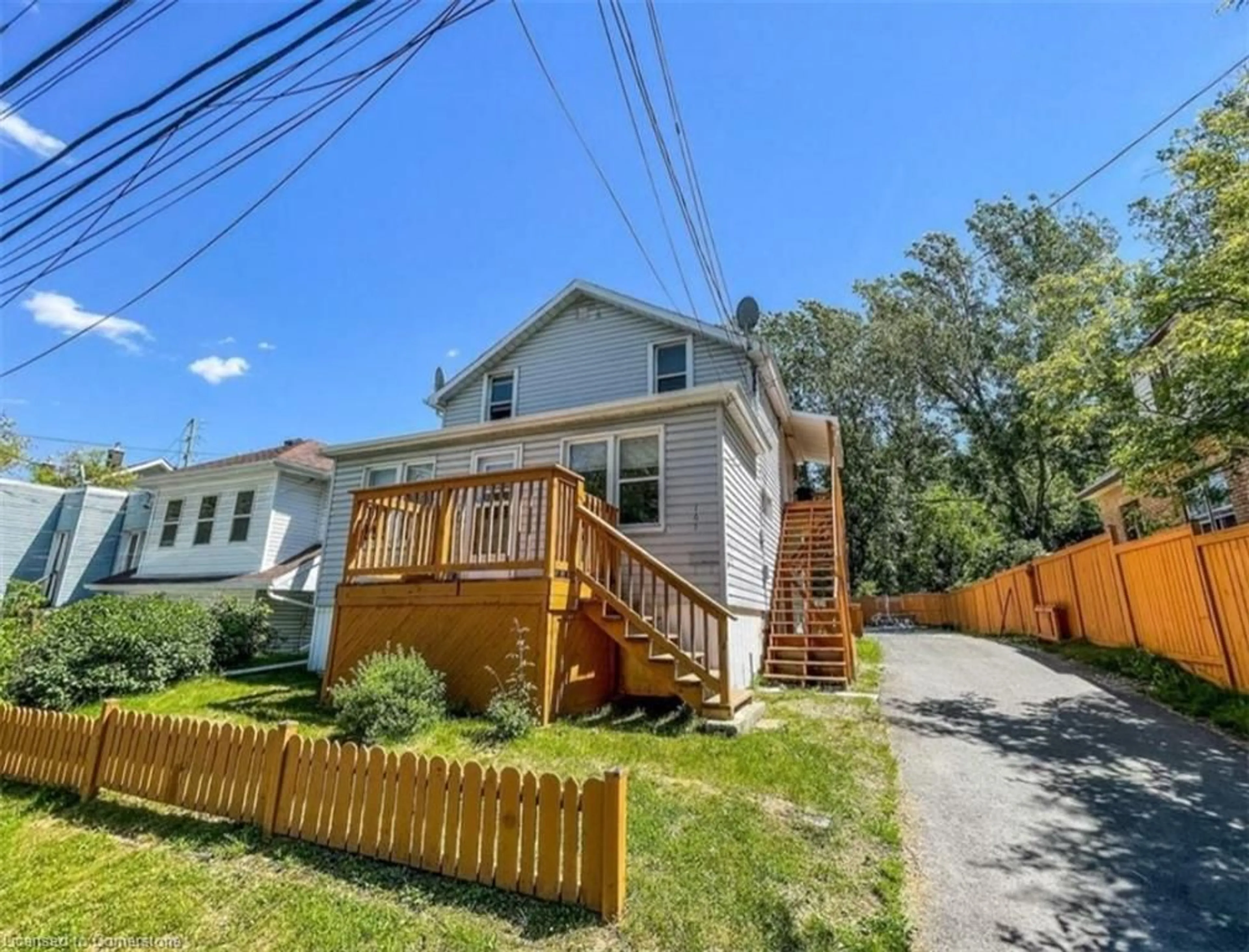 A pic from outside/outdoor area/front of a property/back of a property/a pic from drone, street for 163 Kathleen St, Sudbury Ontario P3C 2L7