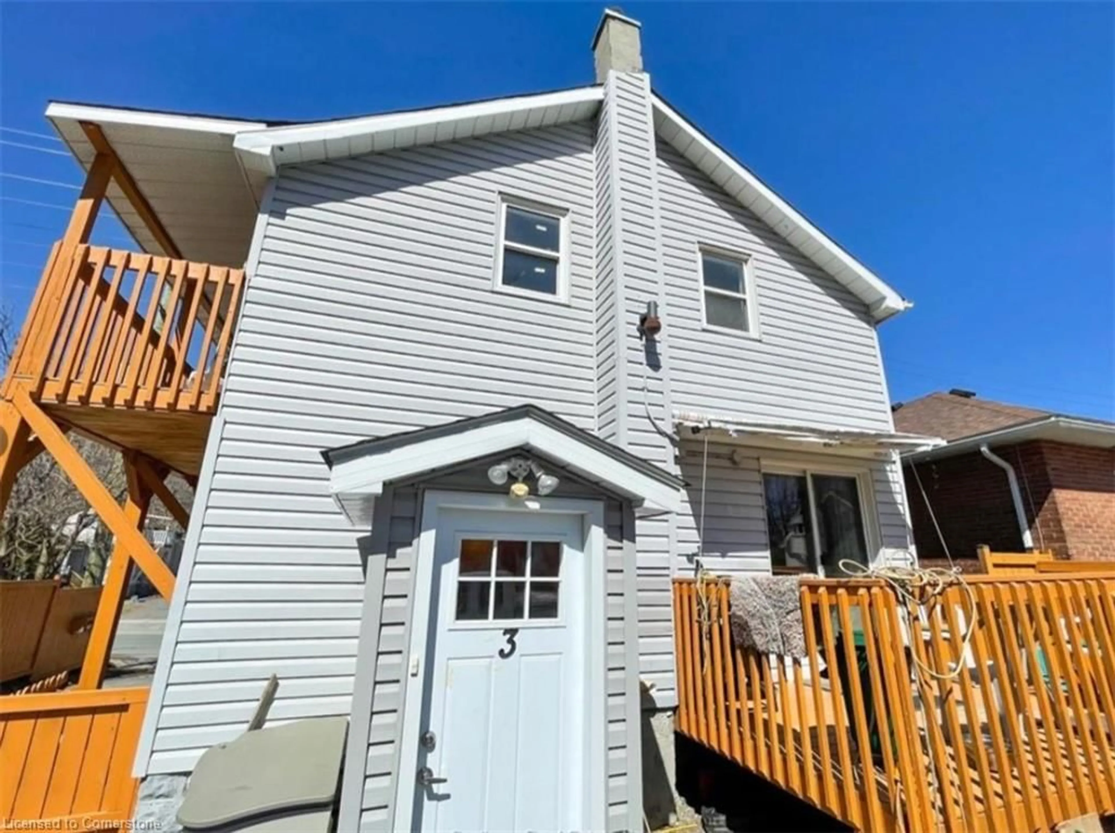 Home with vinyl exterior material, street for 163 Kathleen St, Sudbury Ontario P3C 2L7