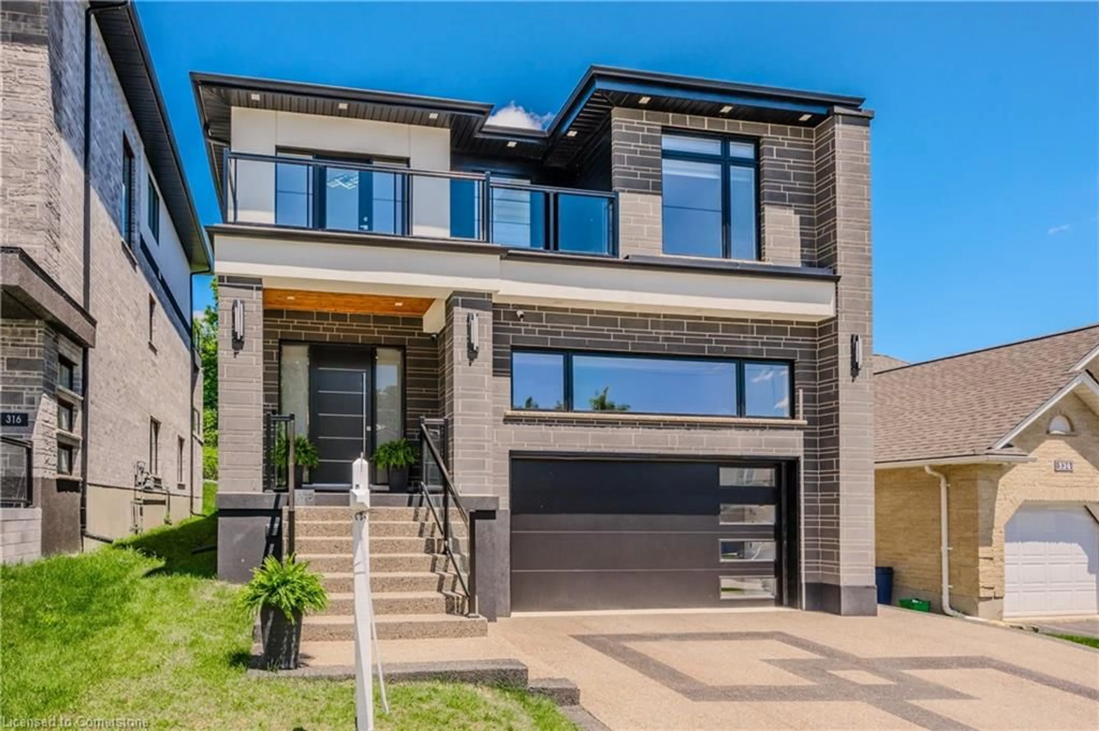 Home with brick exterior material, street for 320 Otterbein Rd, Kitchener Ontario N2B 0A7