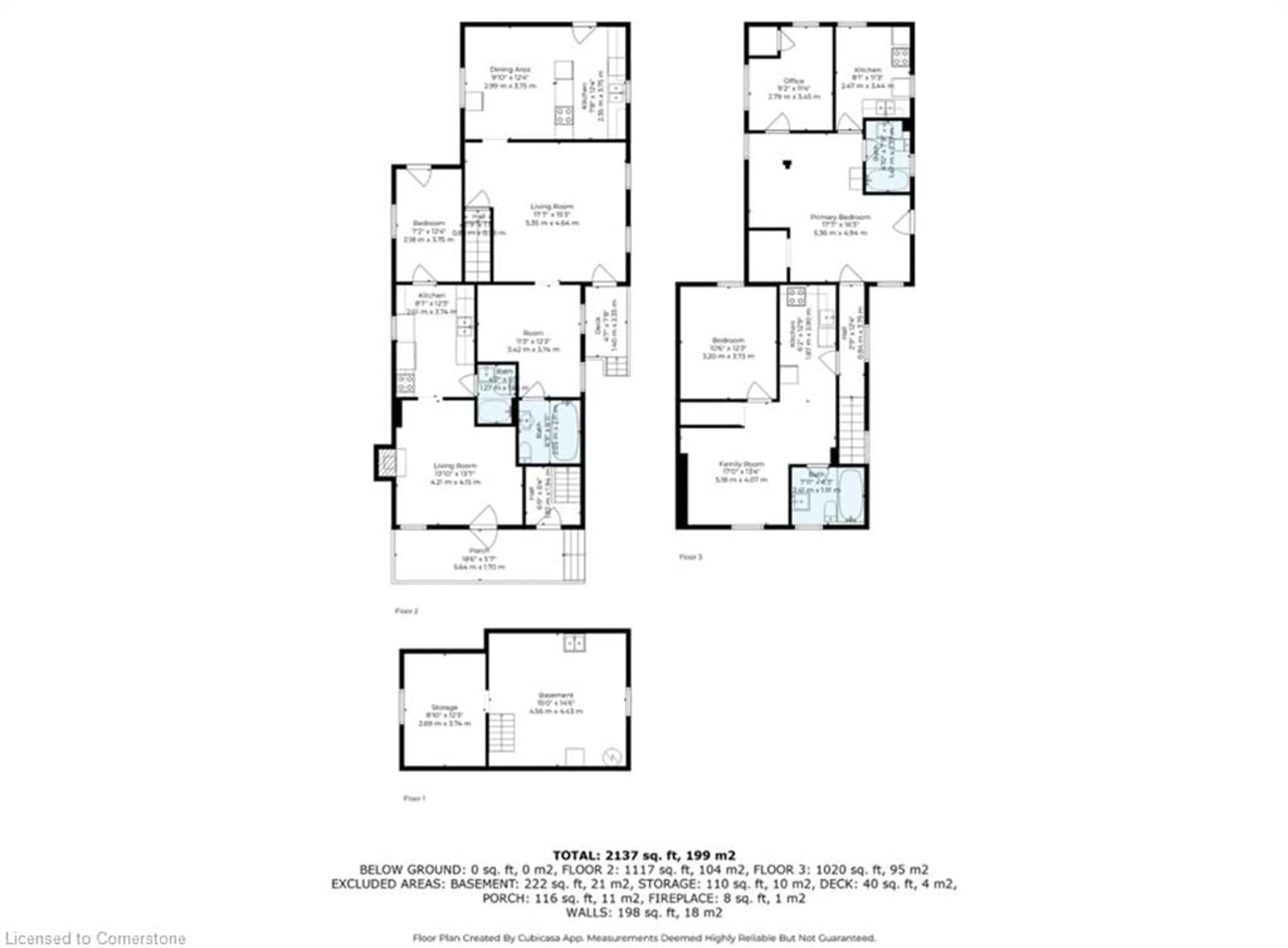 Floor plan for 20 Niagara St, St. Catharines Ontario L2R 4K7
