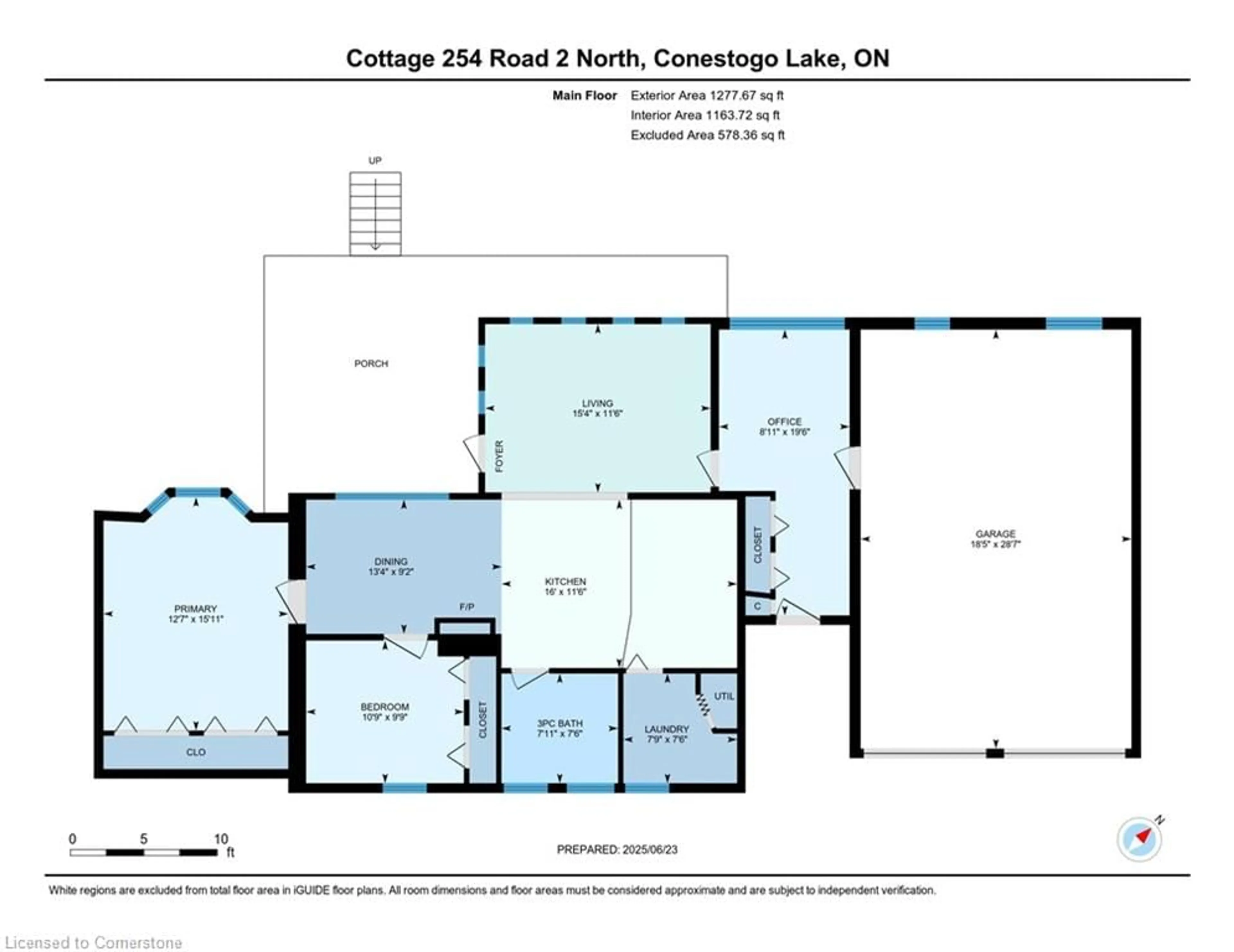 Floor plan for LOT 254 Road 2, Conestogo Lake Ontario N0G 1P0