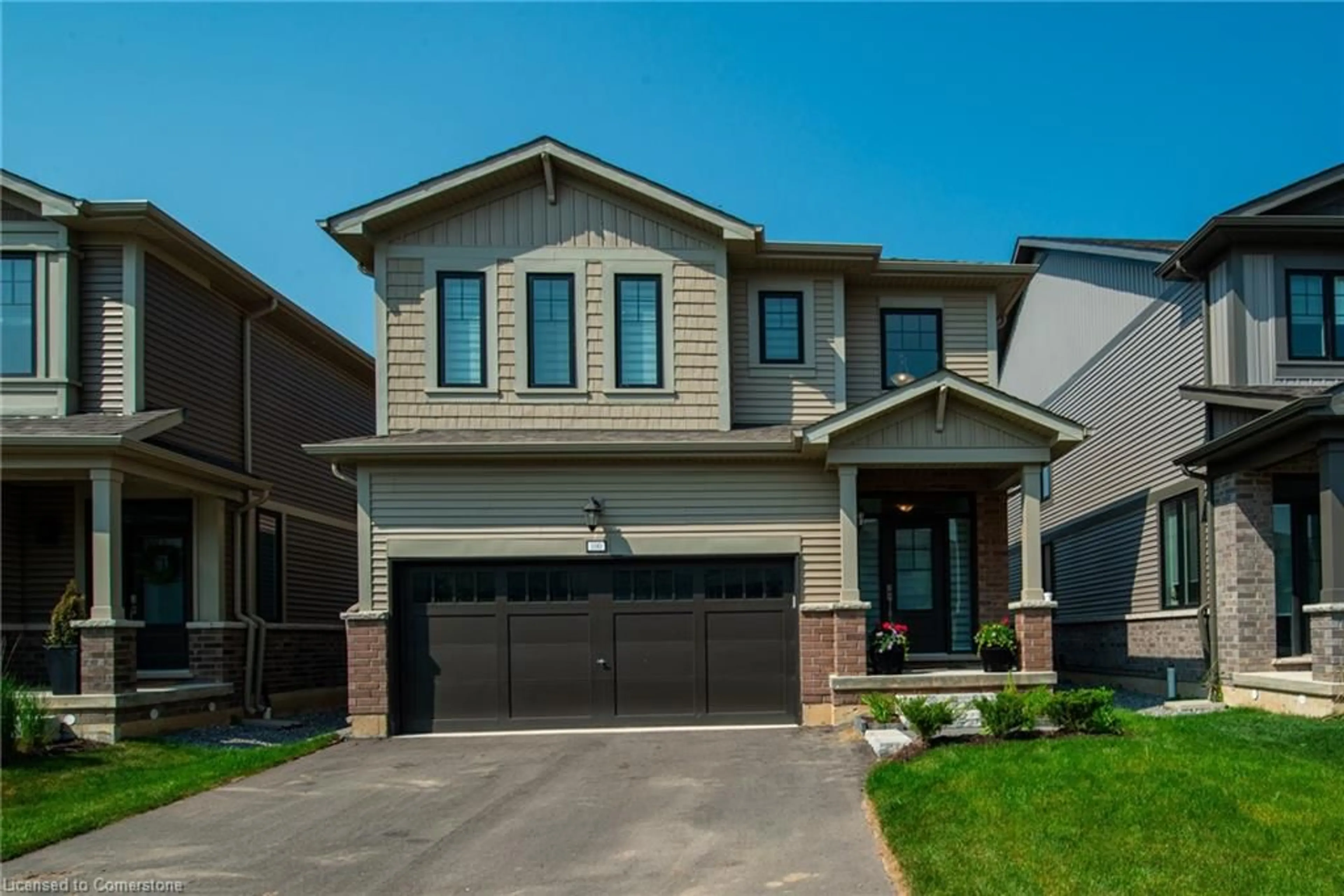 Home with brick exterior material, street for 100 Blackbird Way, Hamilton Ontario L0R 1W0