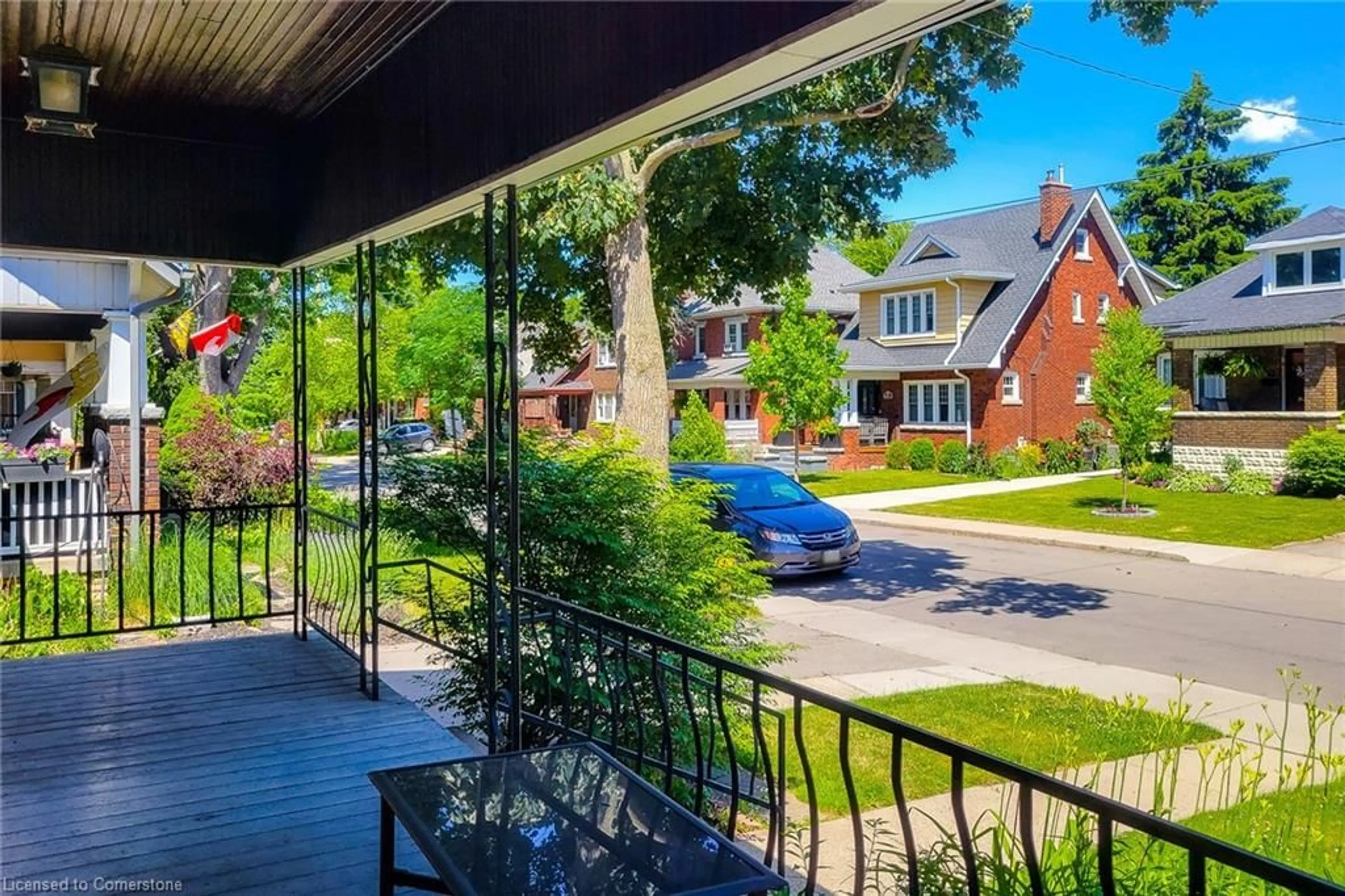 A pic from outside/outdoor area/front of a property/back of a property/a pic from drone, street for 56 Prospect St, Hamilton Ontario L8M 2Z1