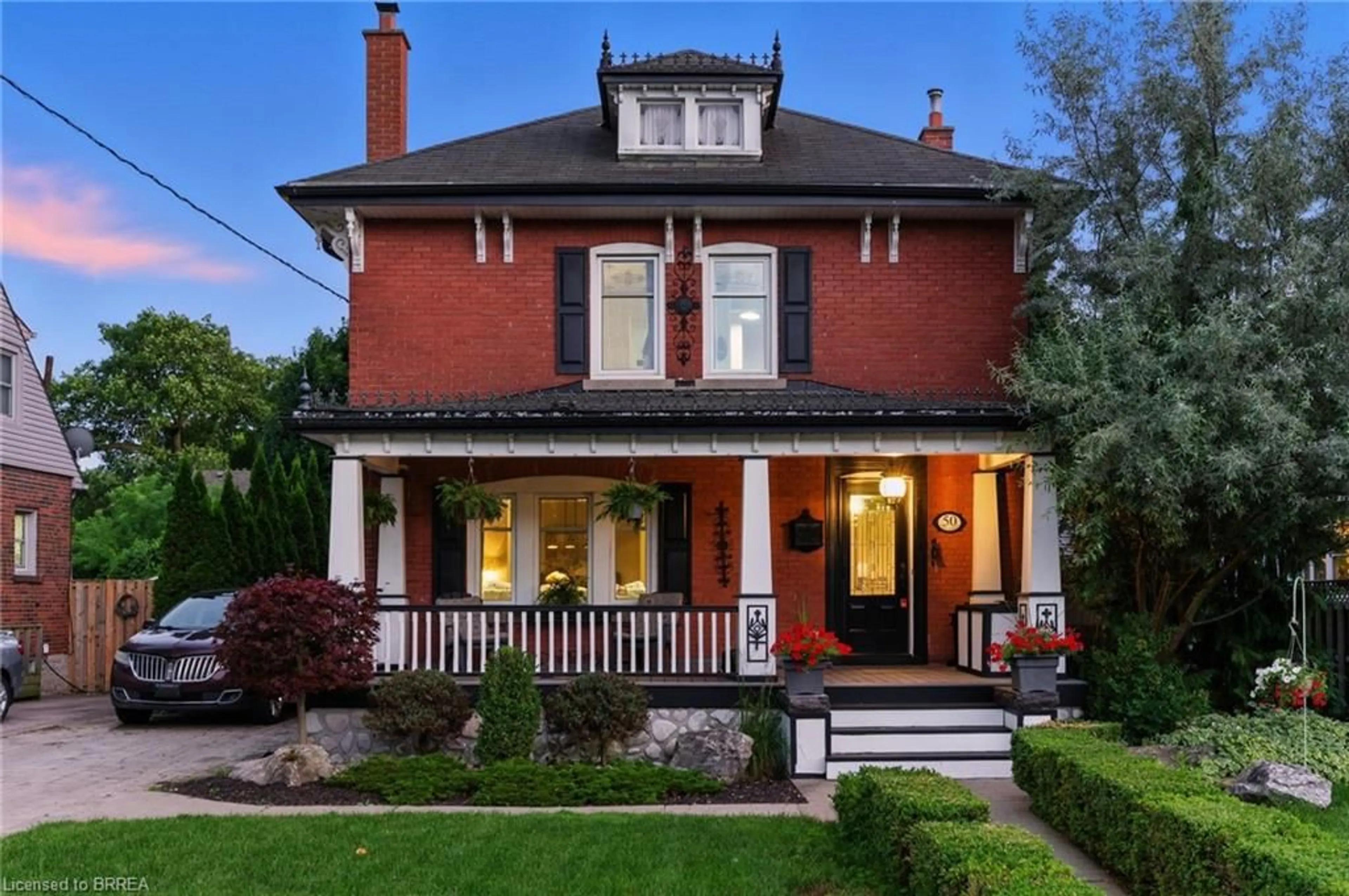 Home with brick exterior material, street for 50 Jane St, Paris Ontario N3L 2X9