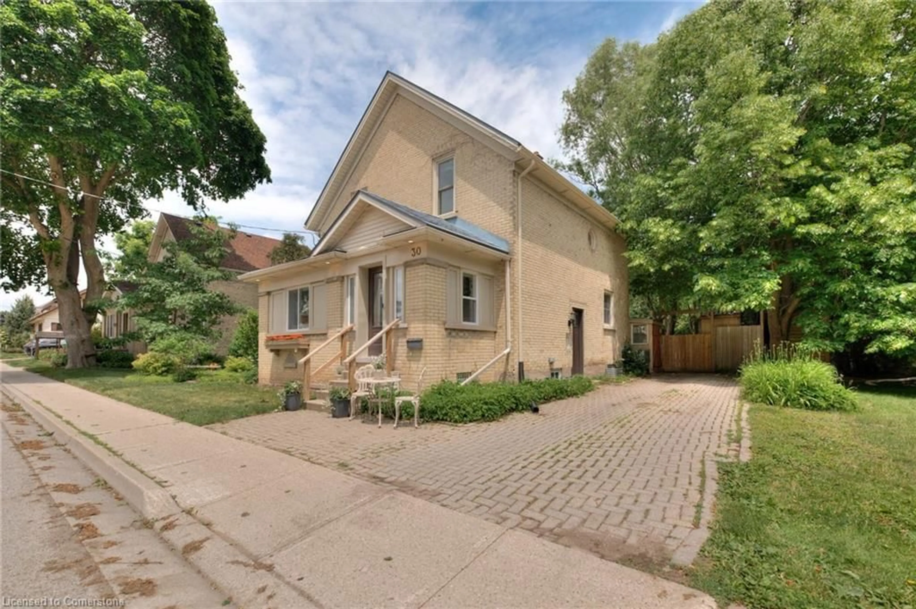 Home with brick exterior material, street for 30 Wyatt St, Elmira Ontario N3B 2J2