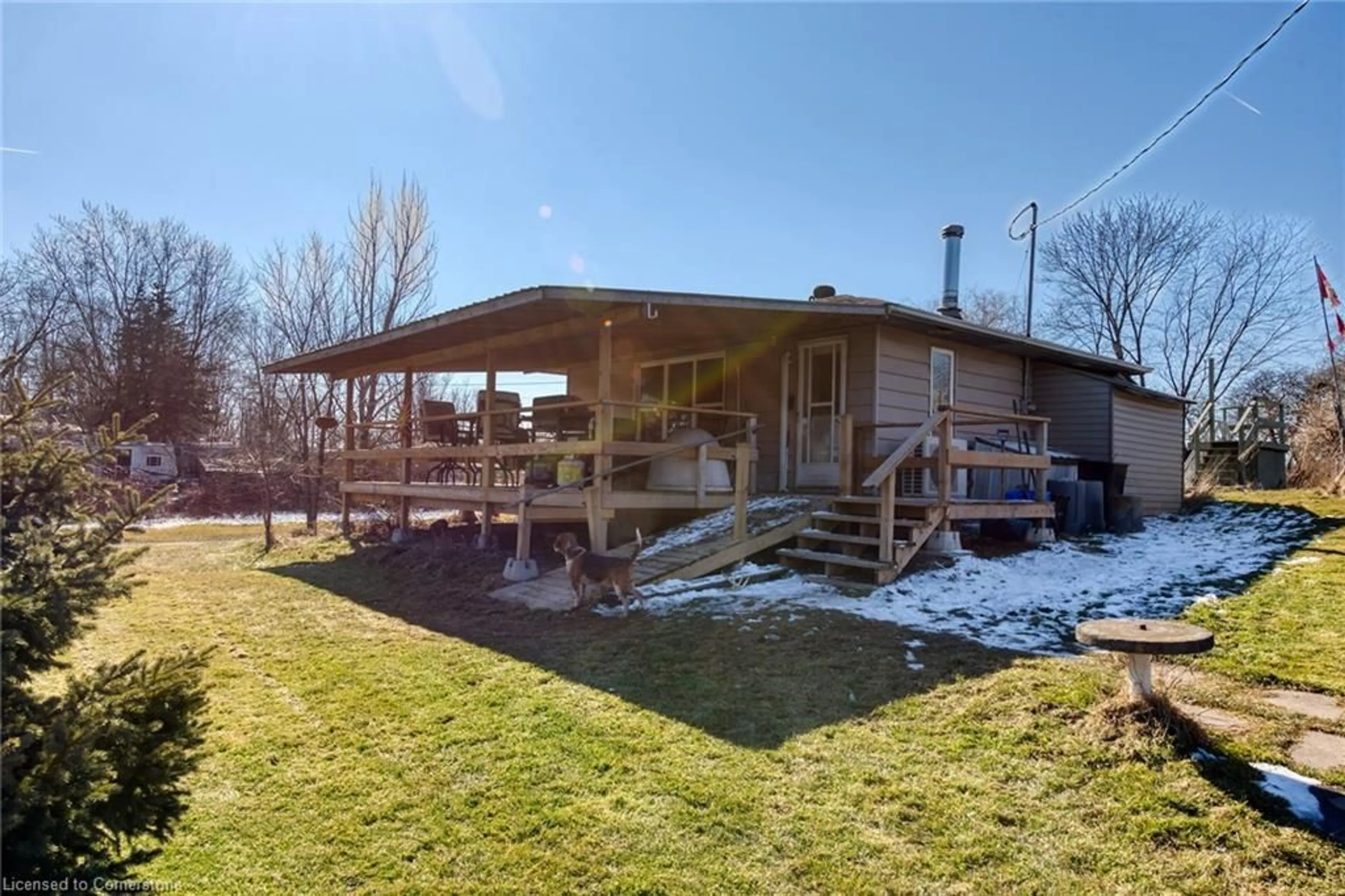 A pic from outside/outdoor area/front of a property/back of a property/a pic from drone, unknown for 36 Nanticoke Valley Rd, Nanticoke Ontario N0A 1L0