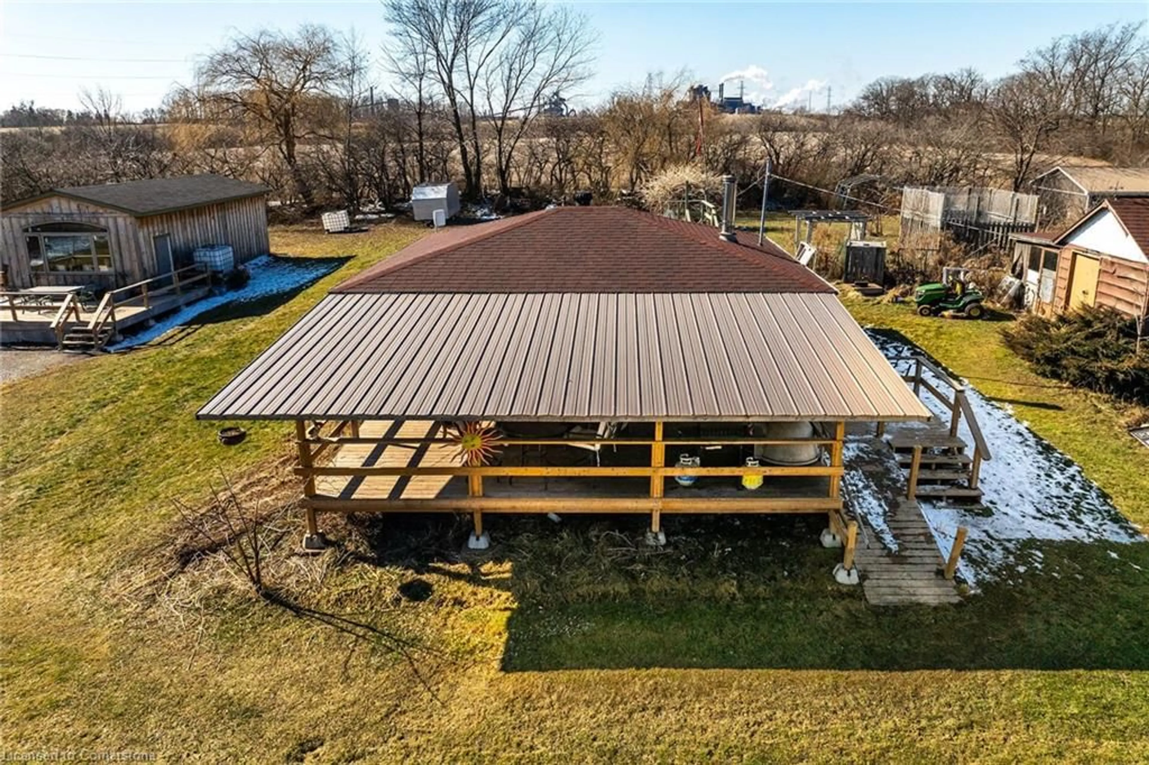 A pic from outside/outdoor area/front of a property/back of a property/a pic from drone, unknown for 36 Nanticoke Valley Rd, Nanticoke Ontario N0A 1L0