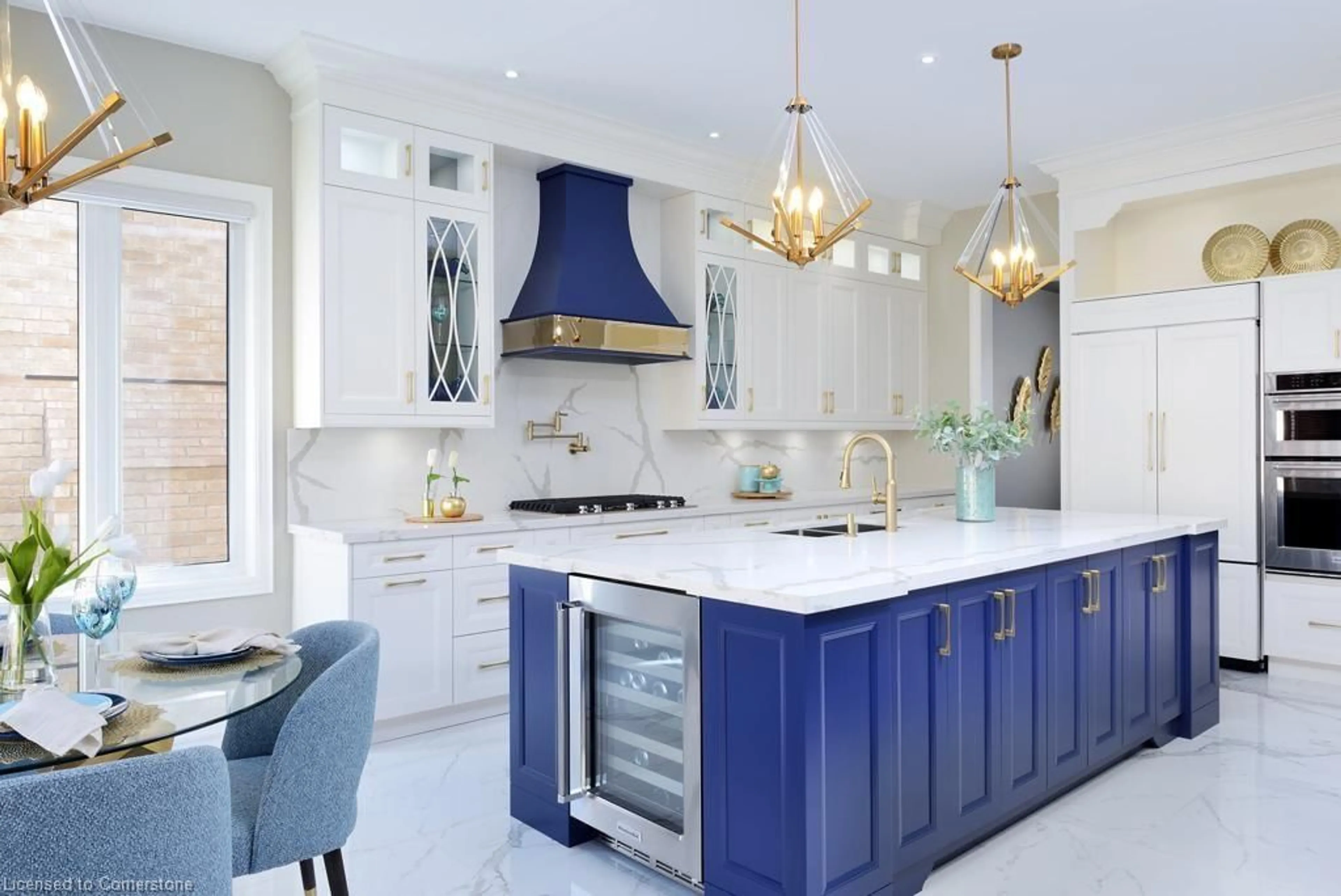 Contemporary kitchen, ceramic/tile floor for 3207 William Rose Way, Oakville Ontario L6H 0T6