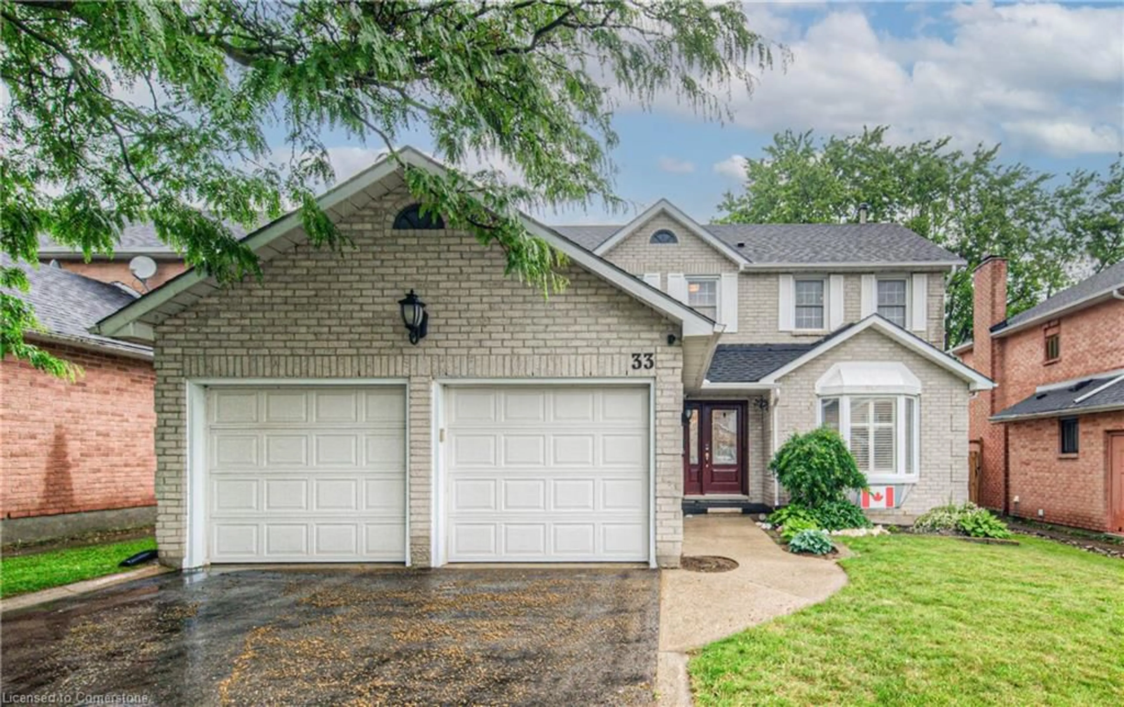 Home with brick exterior material, street for 33 Chipman St, Cambridge Ontario N3C 3S3