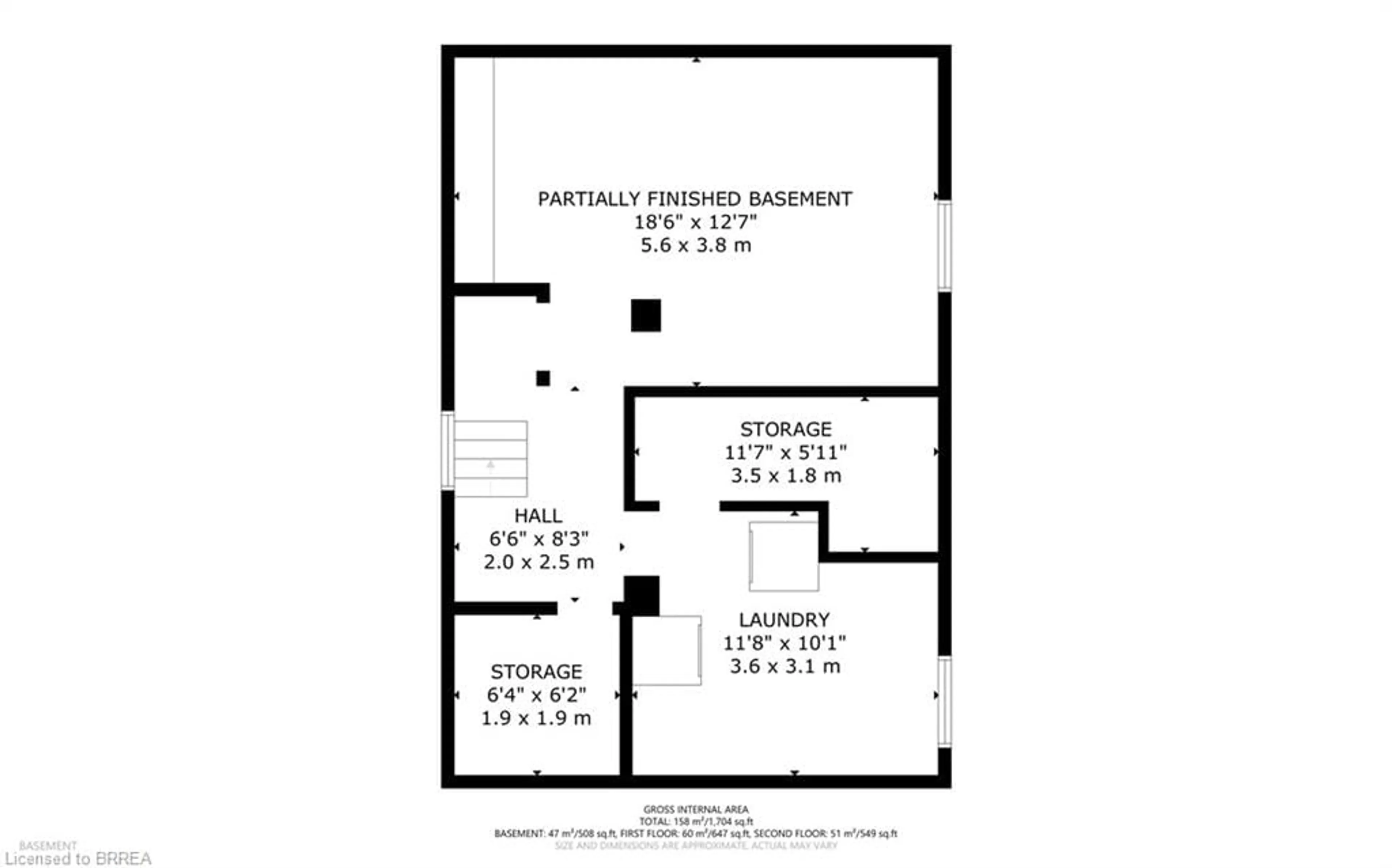 Floor plan for 308 Dundas St, Cambridge Ontario N1R 5P7