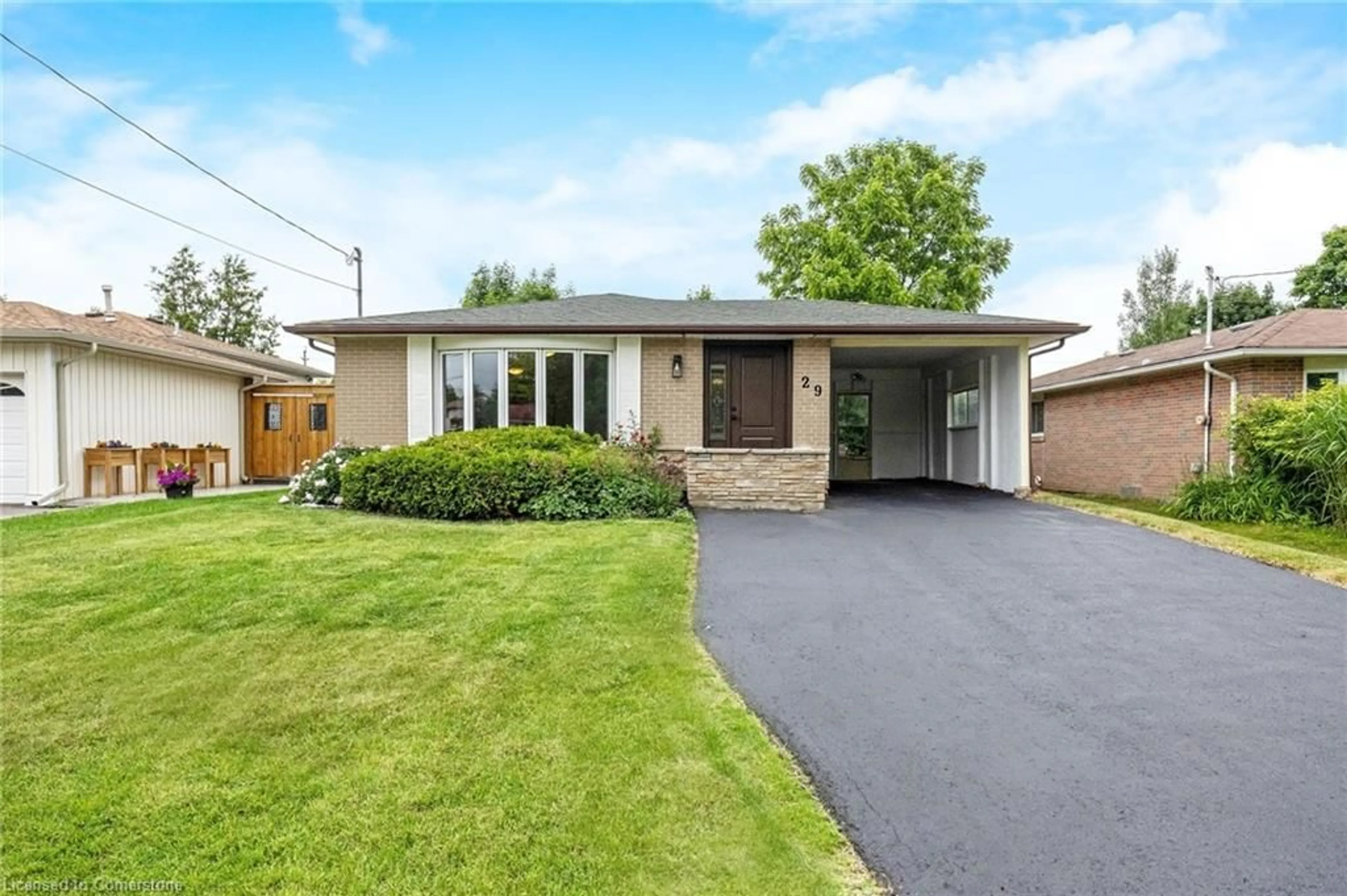 Home with brick exterior material, street for 29 Irwin Cres, Halton Hills Ontario L7G 1E7