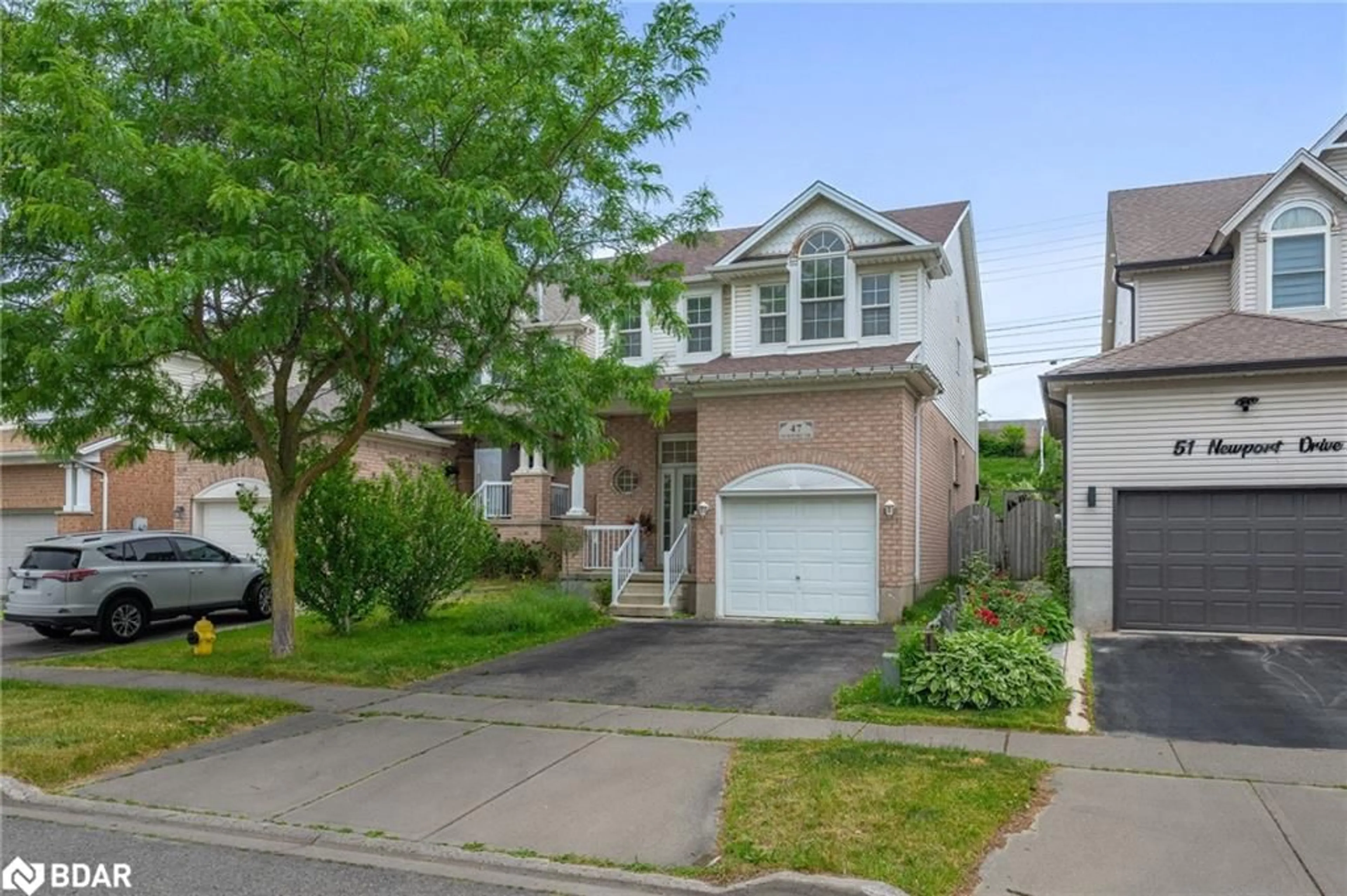 Home with vinyl exterior material, street for 47 Newport Dr, Cambridge Ontario N3H 5P7