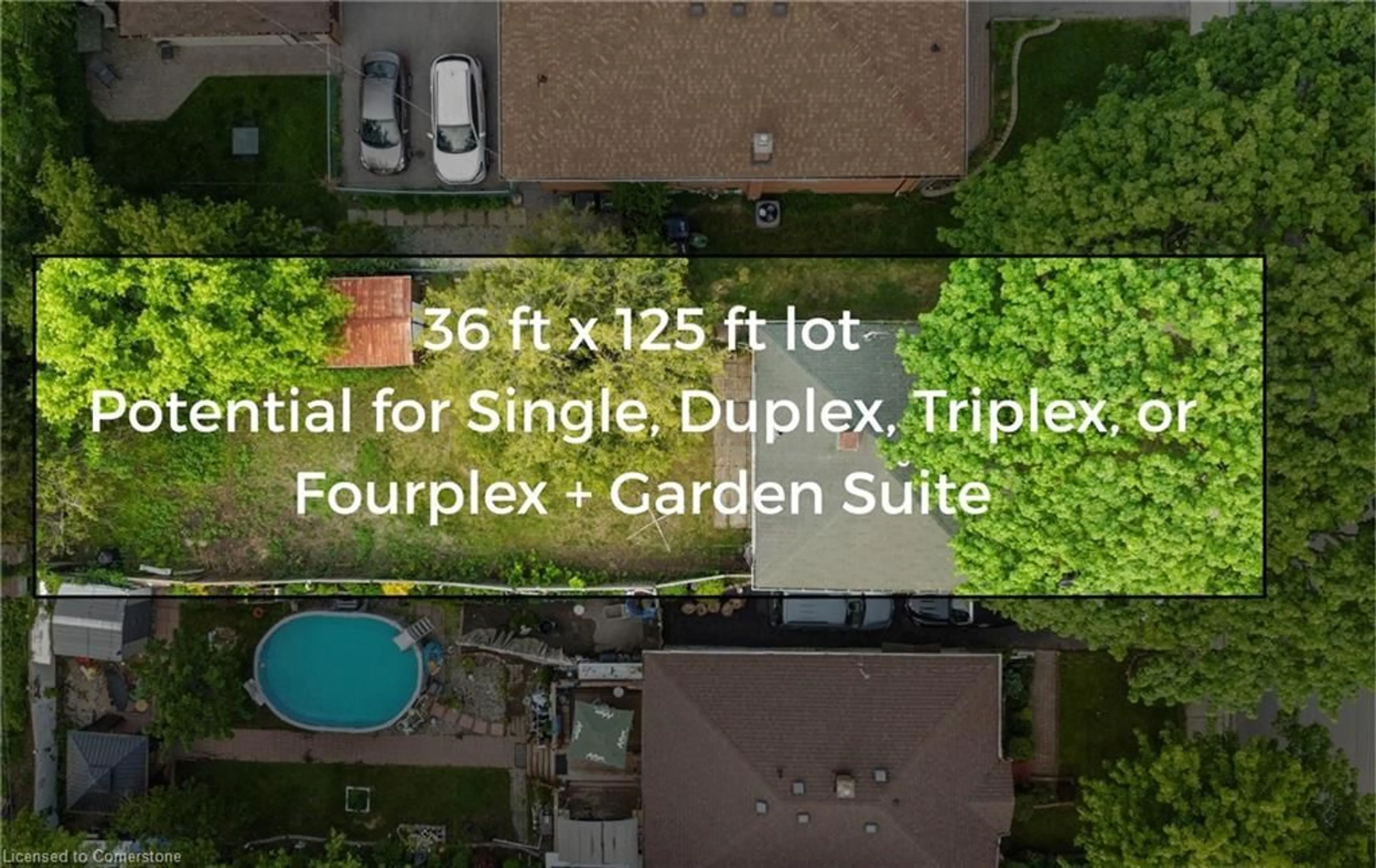 A pic from outside/outdoor area/front of a property/back of a property/a pic from drone, forest/trees view for 62 Elder Ave, Toronto Ontario M8W 1S4