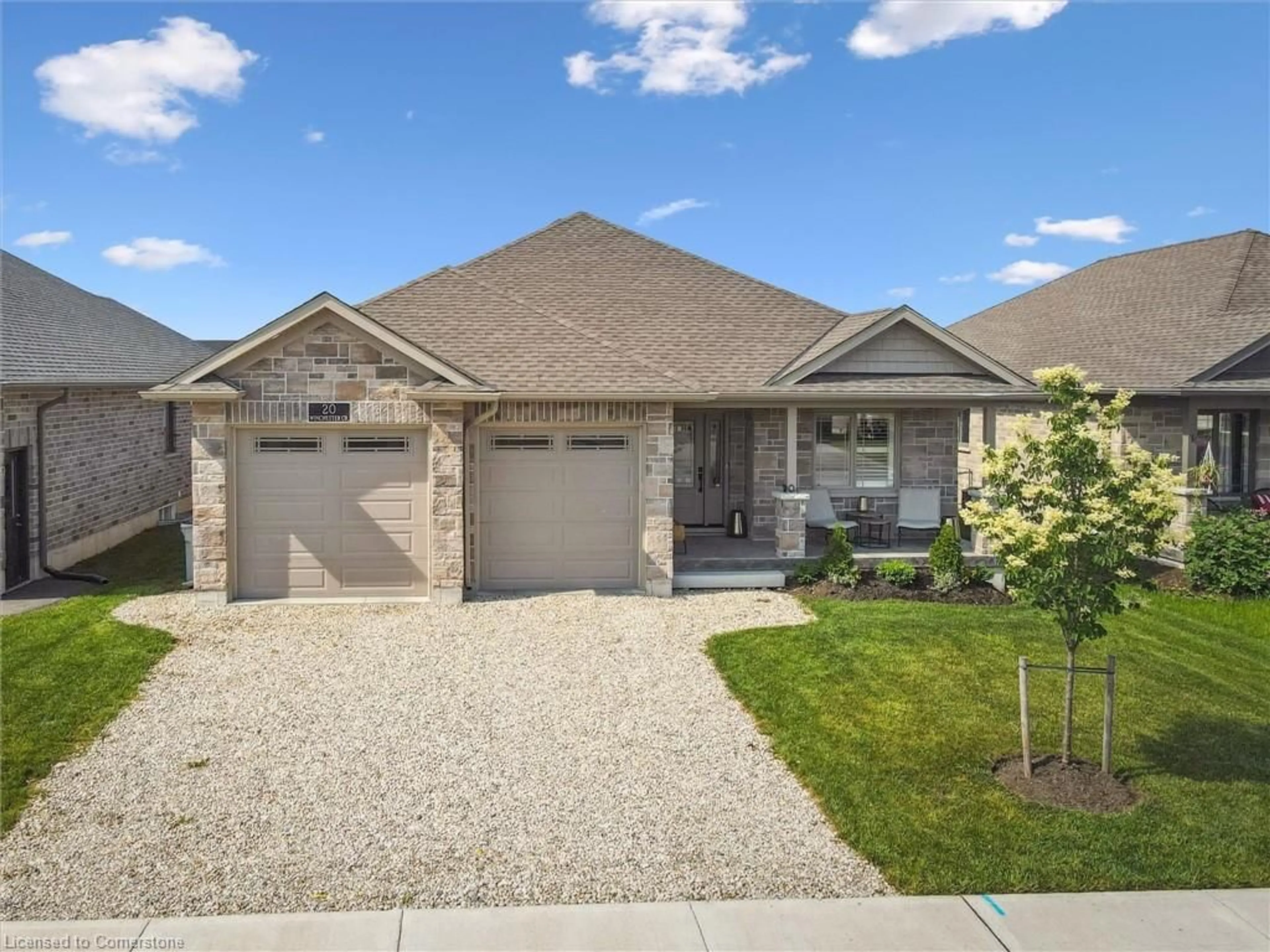 Home with brick exterior material, street for 20 Winchester Cres, Listowel Ontario N4W 0J8