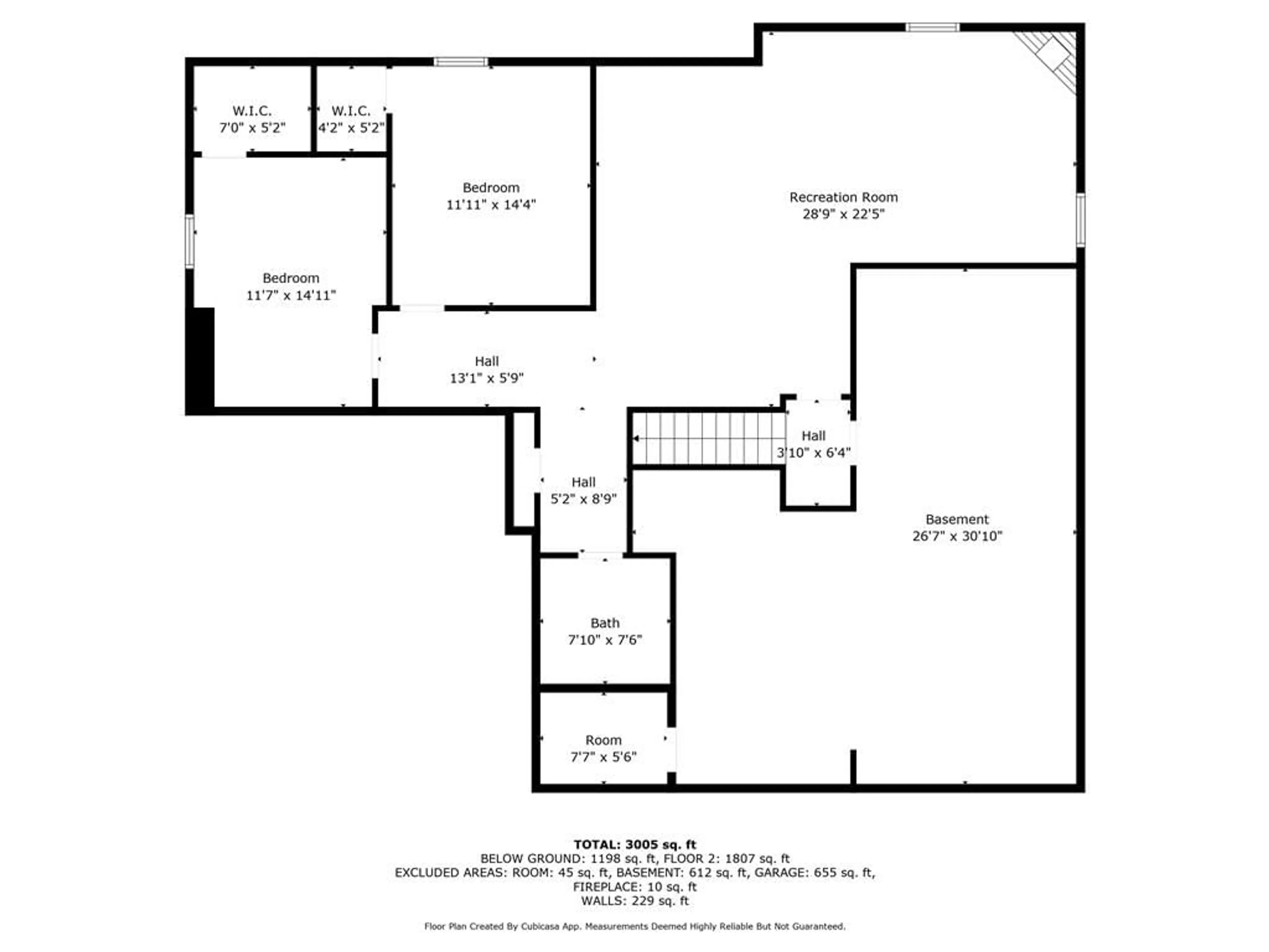 Floor plan for 3545 Timberline Ave, Severn Ontario L3V 6H3