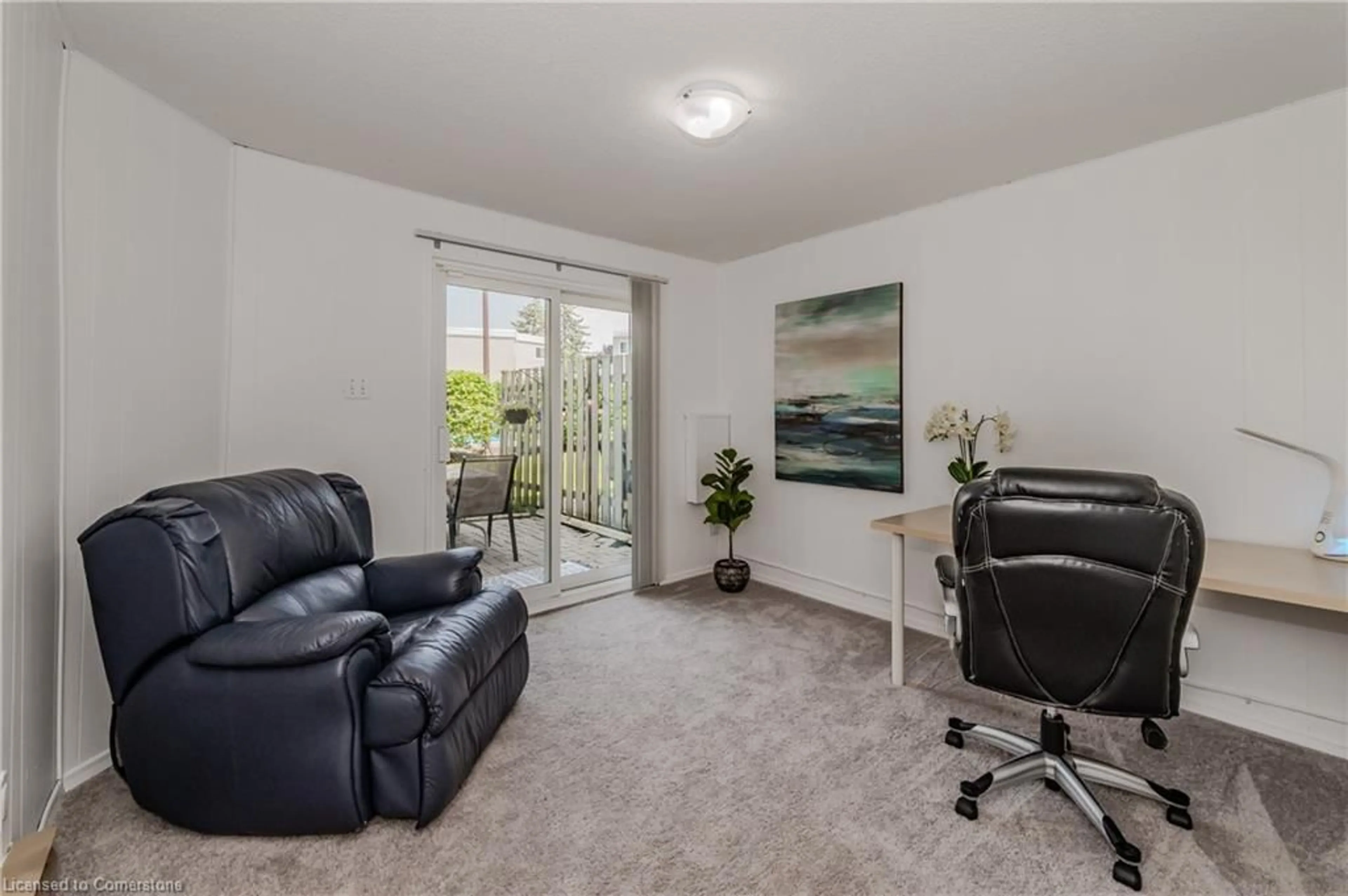 Living room with furniture, unknown for 60 Elmsdale Dr #35, Kitchener Ontario N2E 2G4