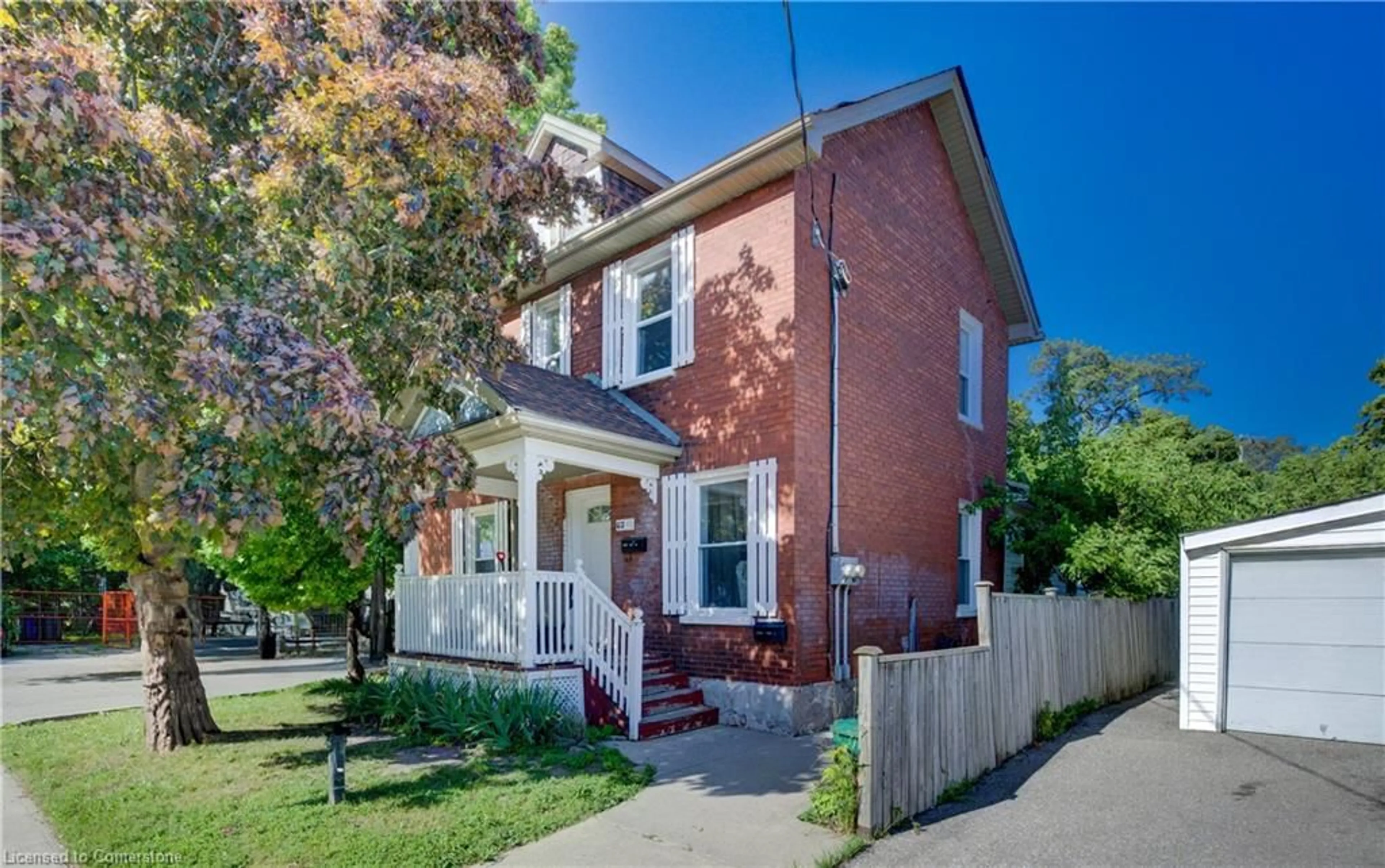 Home with brick exterior material, street for 63 Brook St, Cambridge Ontario N1R 4C4