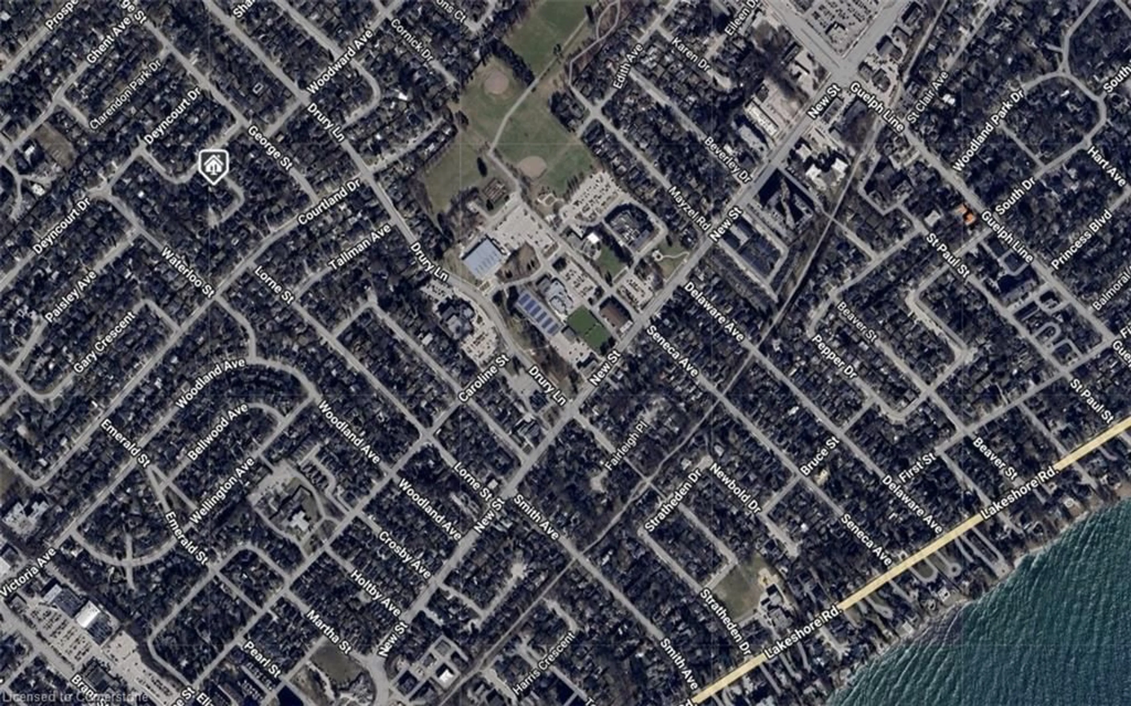 Picture of a map for 656 Andrea Crt, Burlington Ontario L7R 4J7