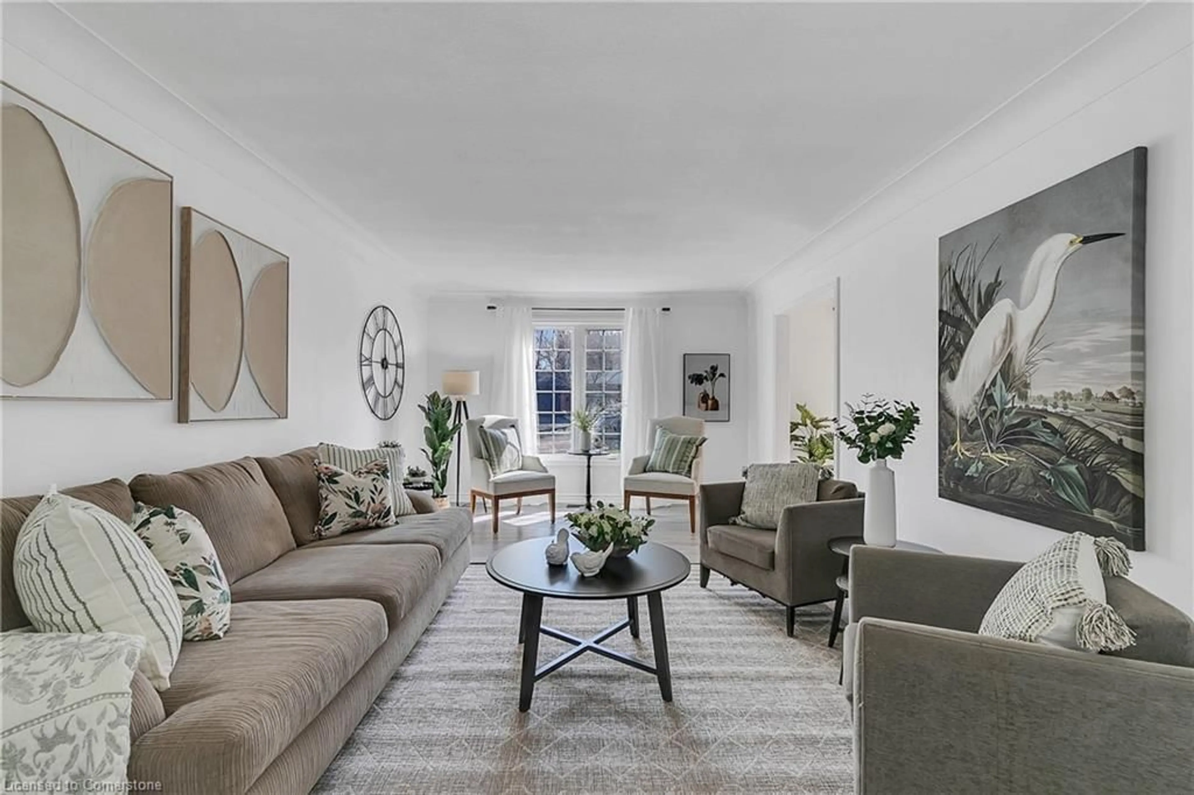 Living room with furniture, unknown for 1873 Four Seasons Dr, Burlington Ontario L7P 3B1