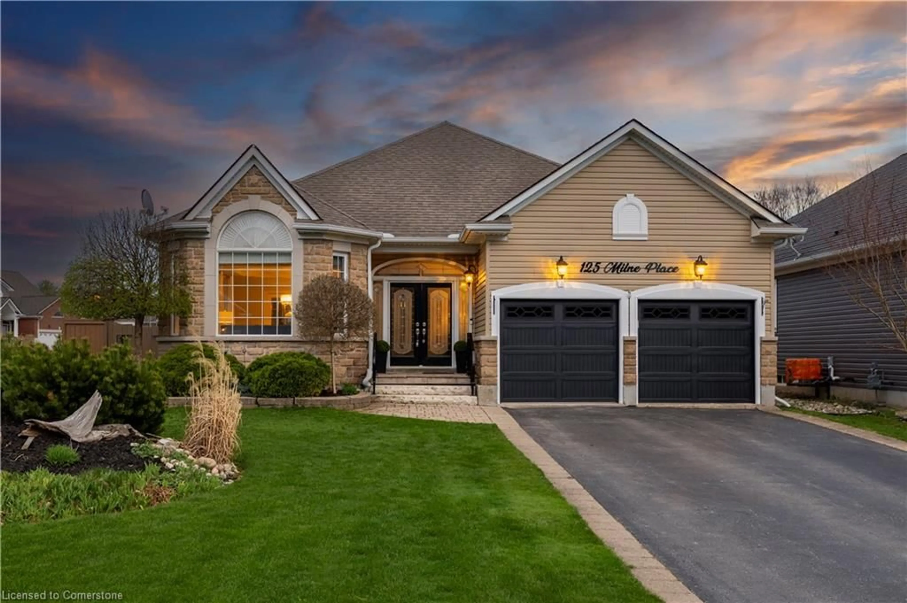 Home with brick exterior material, street for 125 Milne Pl, Rockwood Ontario N0B 2K0