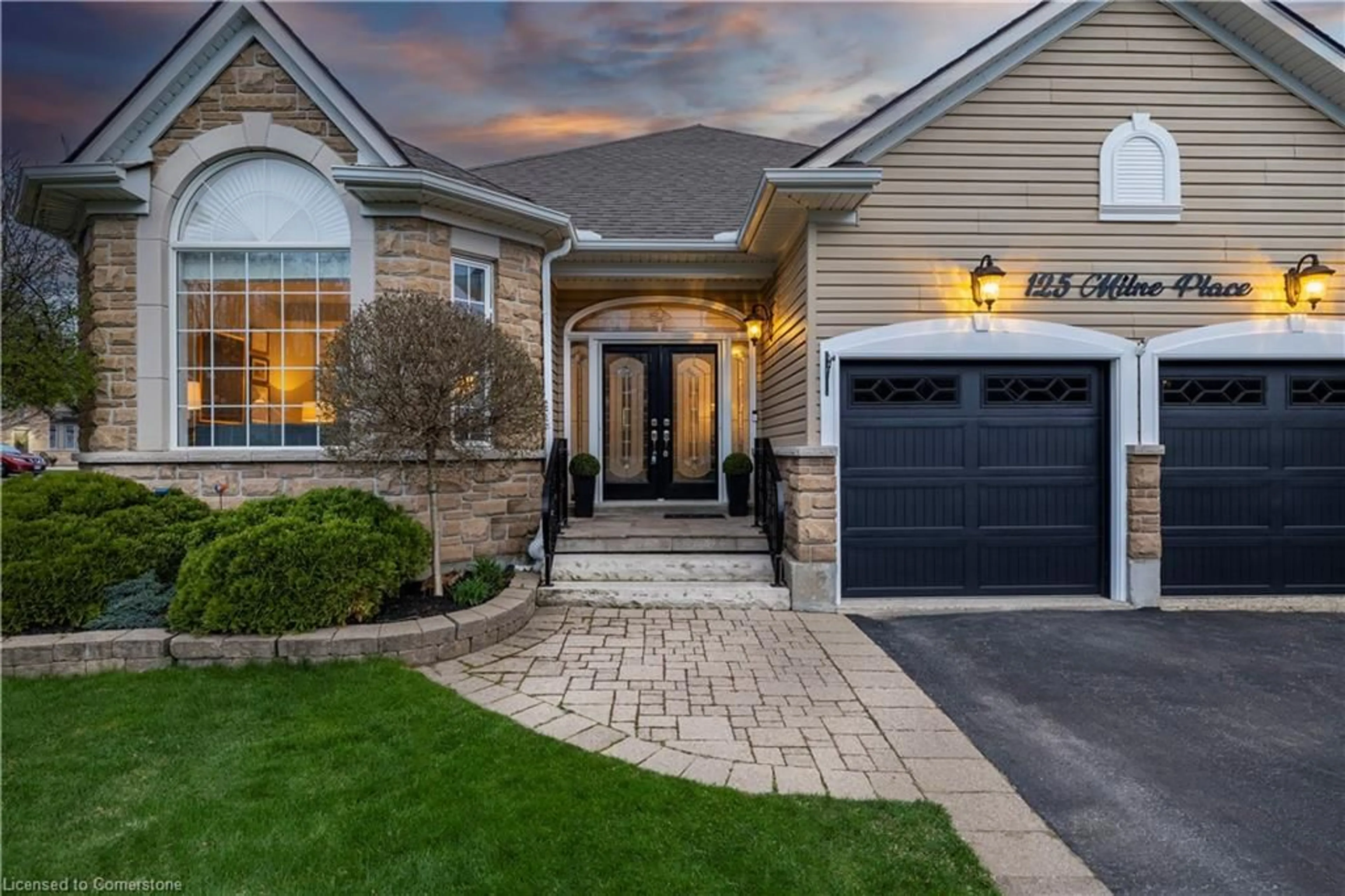 Home with brick exterior material, street for 125 Milne Pl, Rockwood Ontario N0B 2K0