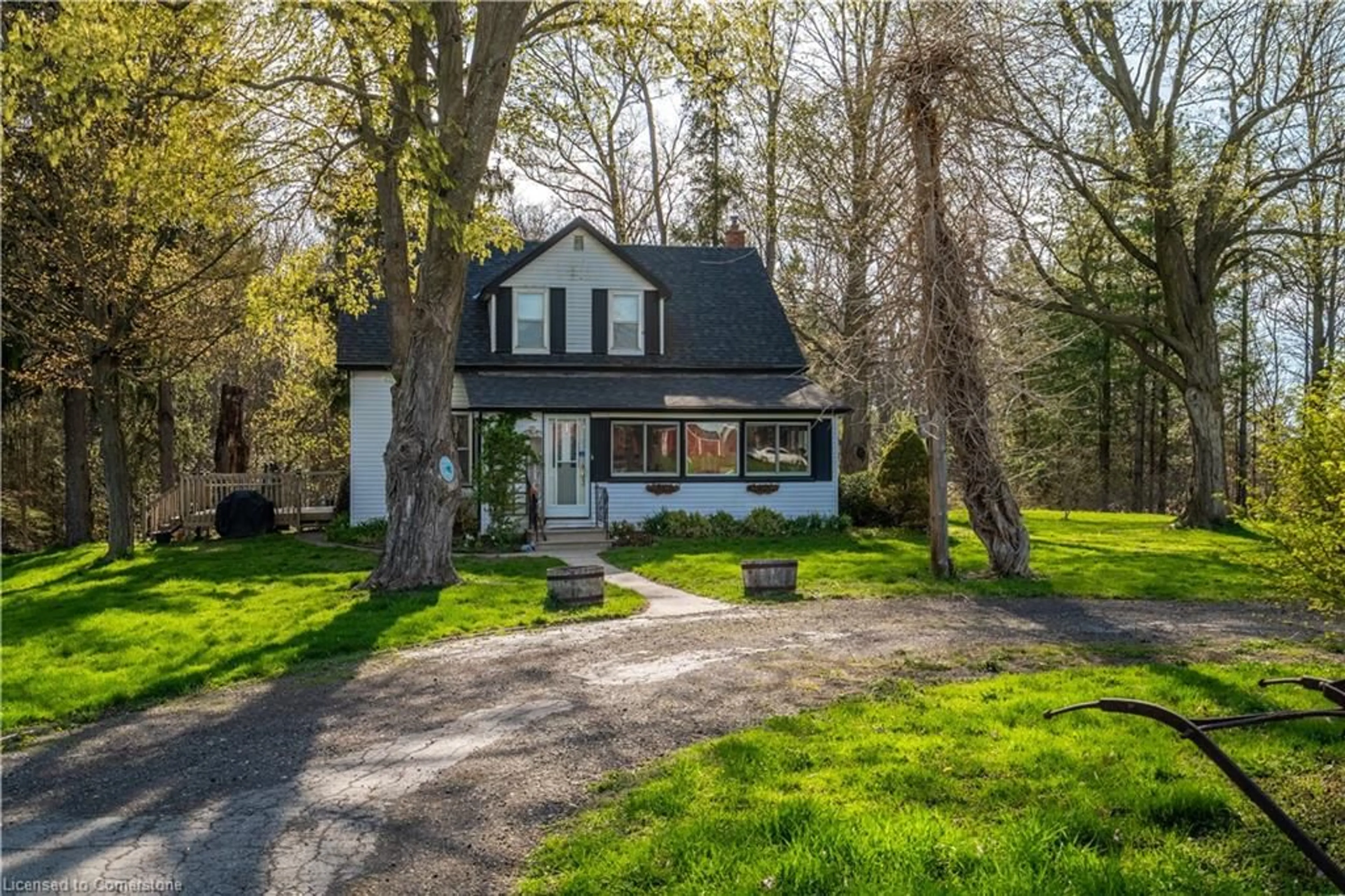 A pic from outside/outdoor area/front of a property/back of a property/a pic from drone, street for 1393 Highway 54, Middleport Ontario N3W 2G9