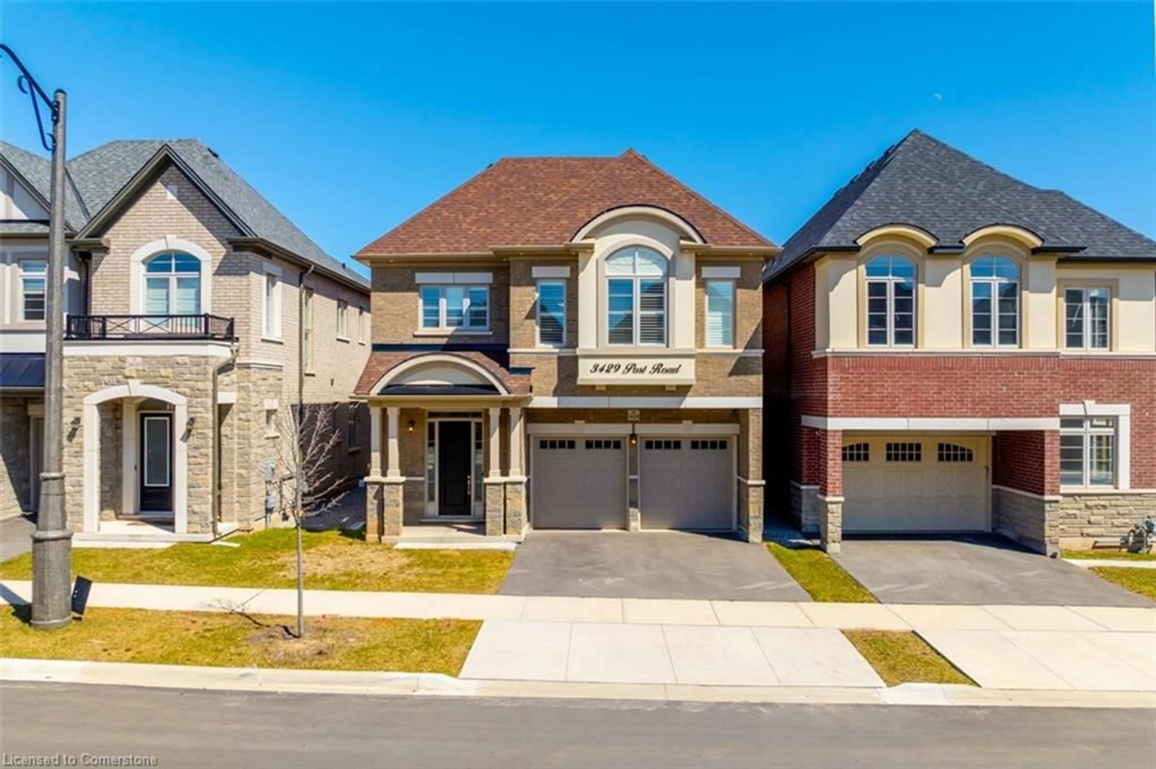 Home with brick exterior material, street for 3429 Post Rd, Oakville Ontario L6H 0Y4