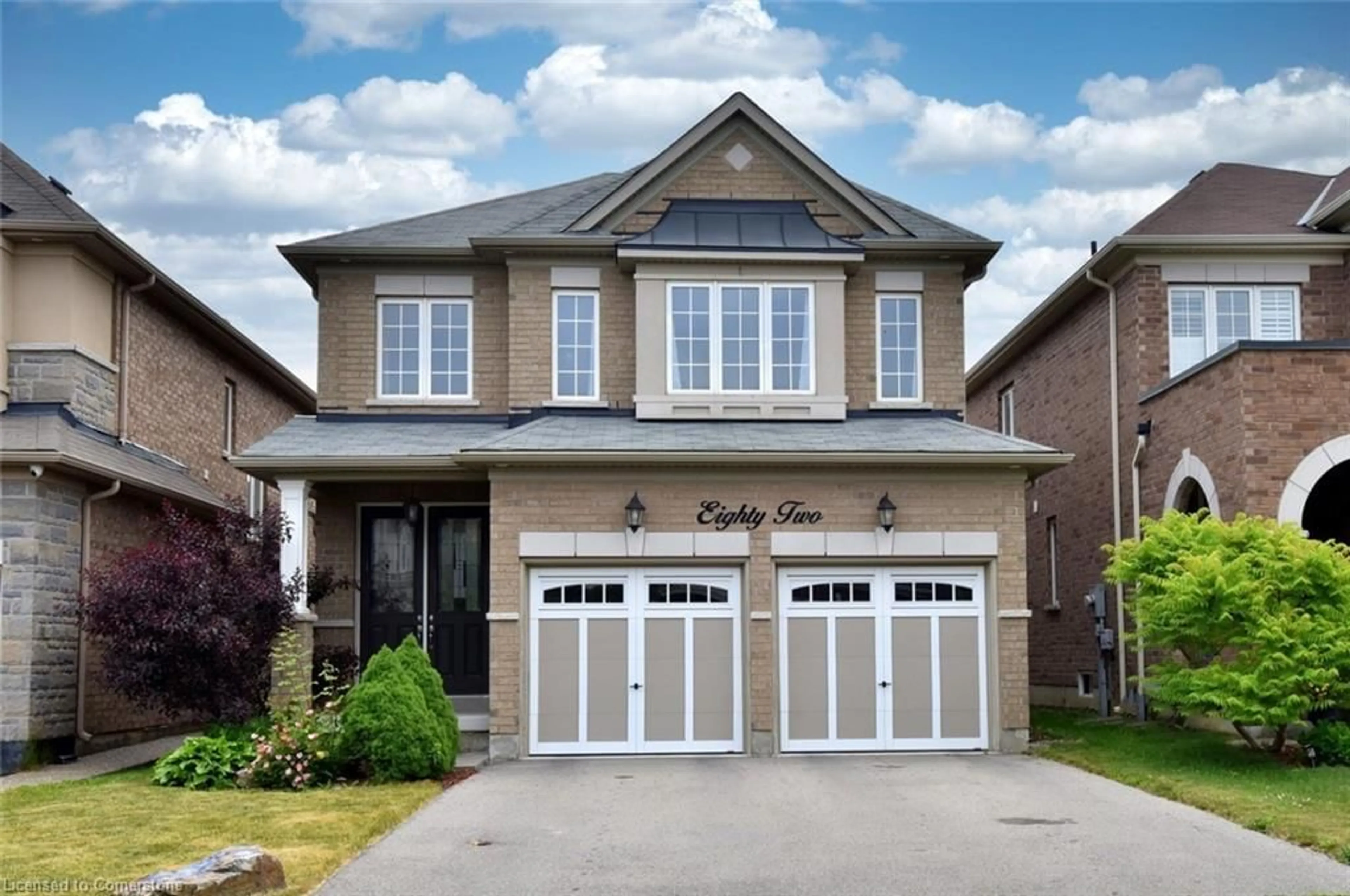 Home with vinyl exterior material, street for 82 Chaumont Dr, Stoney Creek Ontario L8J 1K5