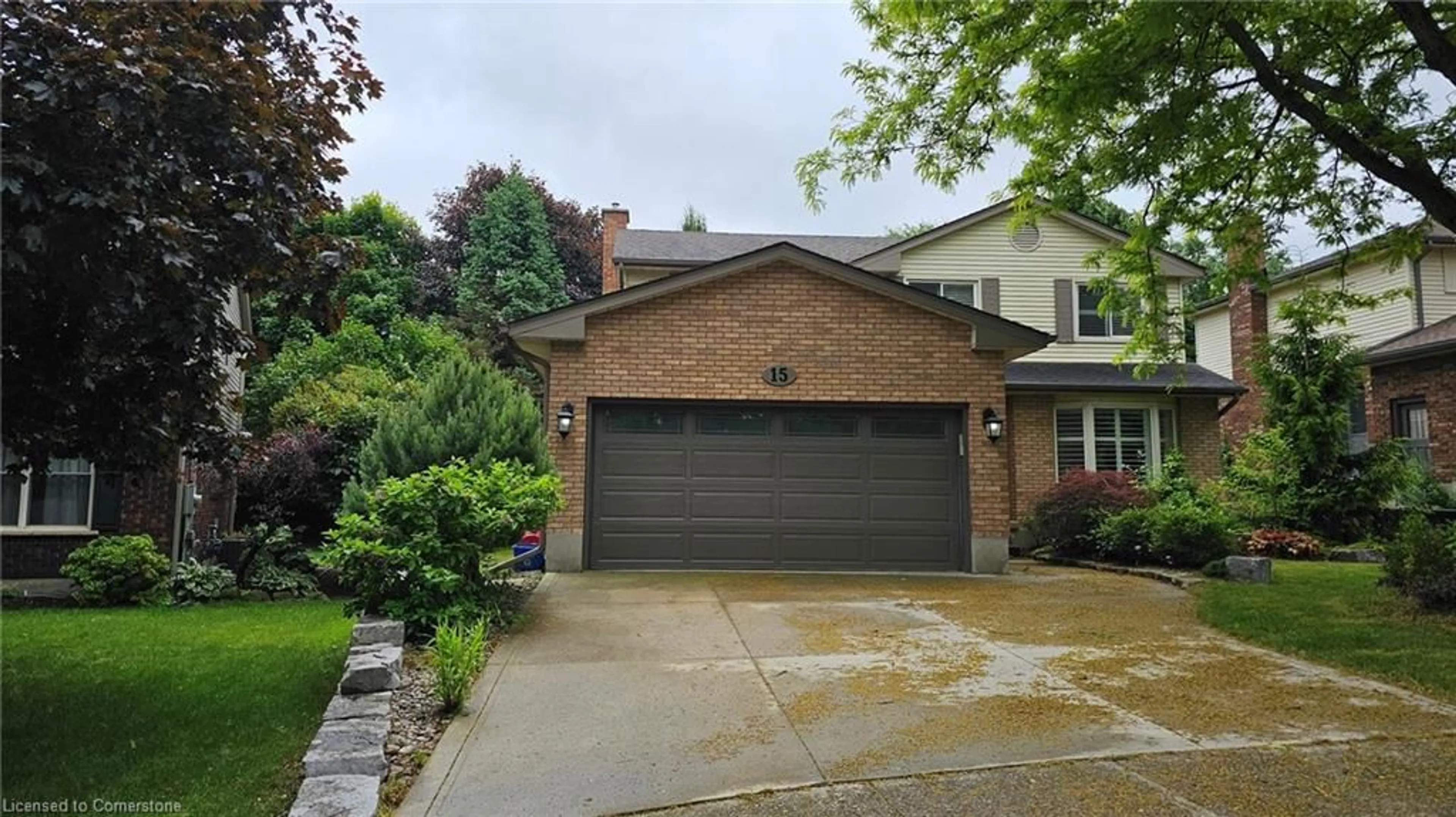 Home with brick exterior material, street for 15 Birchlawn Ave, Cambridge Ontario N1S 4S1