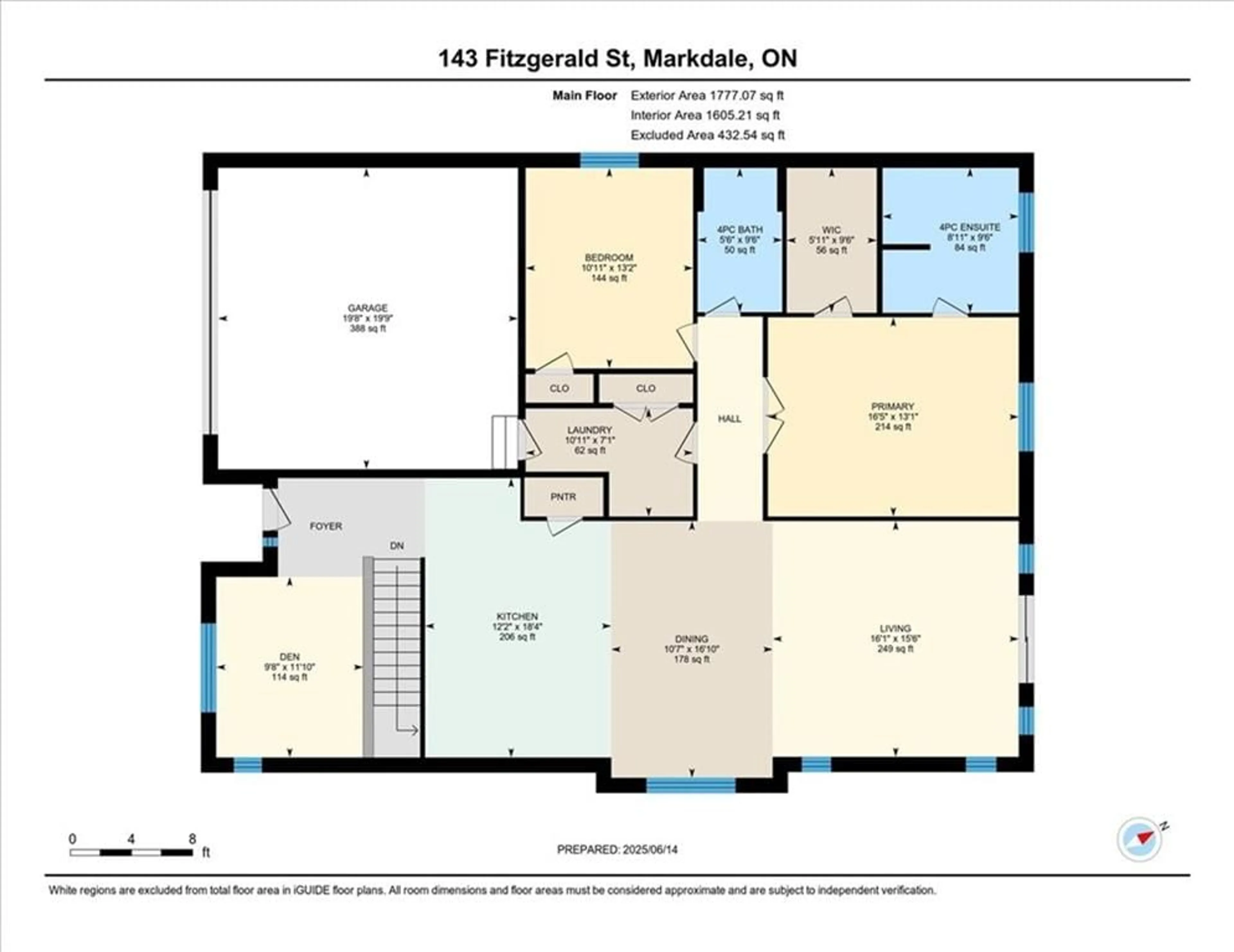 Floor plan for 143 Fitzgerald St, Grey Ontario N0C 1H0