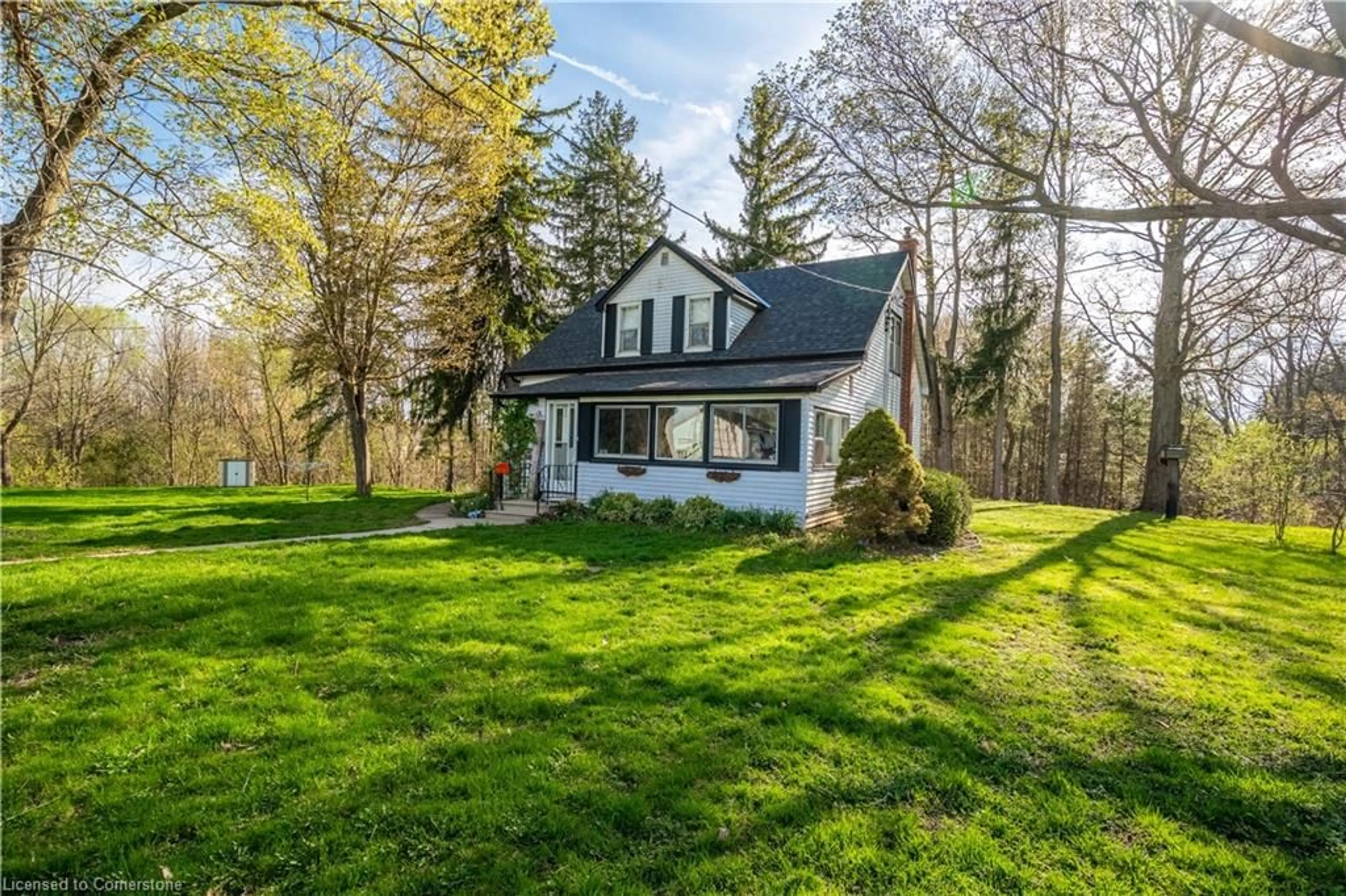 A pic from outside/outdoor area/front of a property/back of a property/a pic from drone, unknown for 1393 Highway 54, Middleport Ontario N3W 2G9