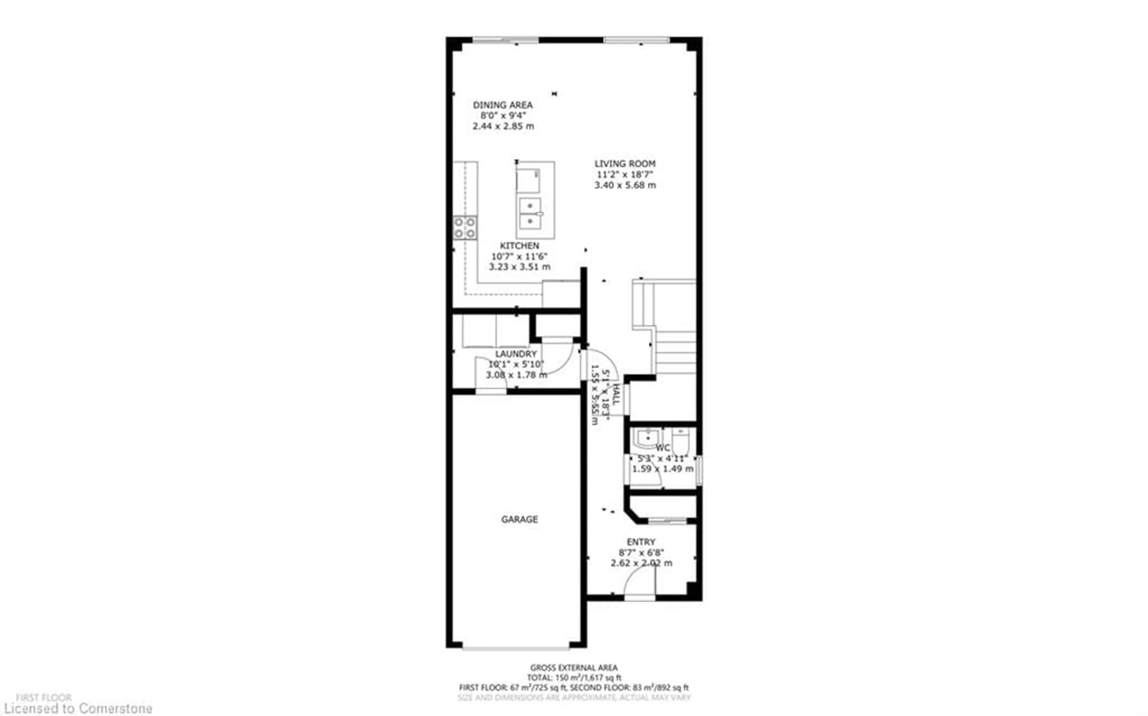 Floor plan for 8258 Tulip Tree Dr, Niagara Falls Ontario L2H 0N4
