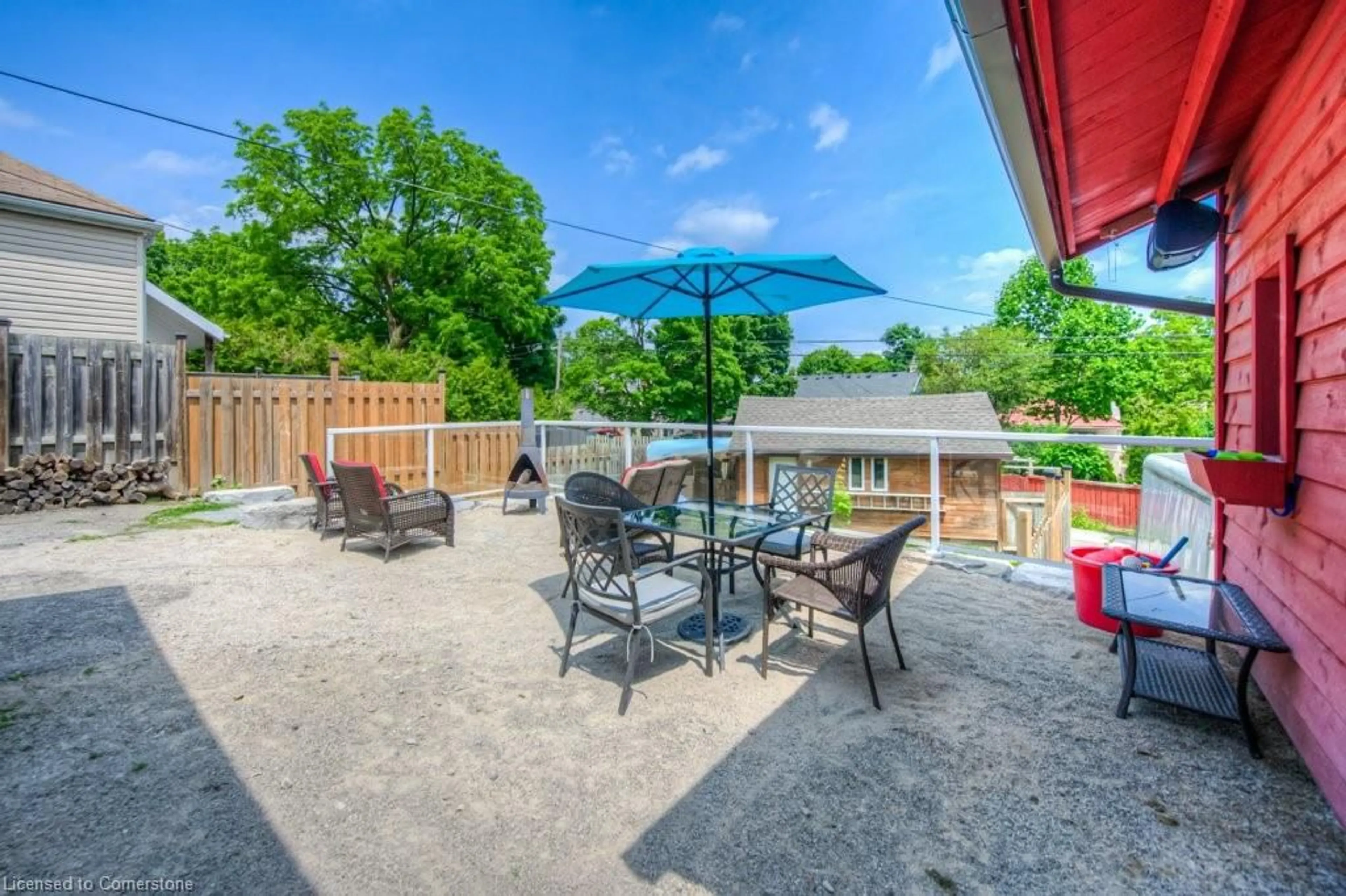 Patio, water/lake/river/ocean view for 63 Berkley Rd, Cambridge Ontario N1S 3G5