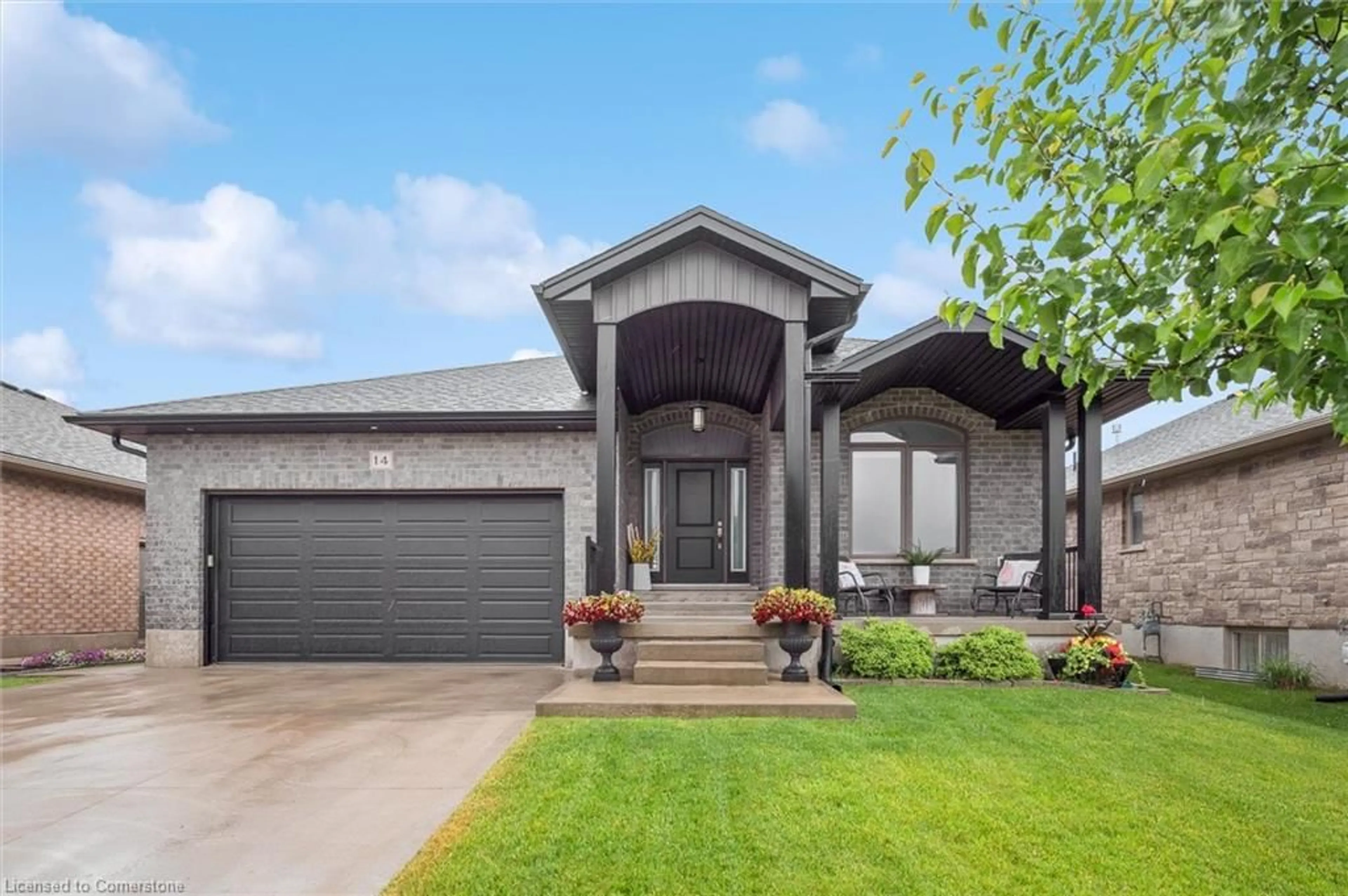 Home with brick exterior material, street for 14 Howard Cres, Fergus Ontario N1M 0E9