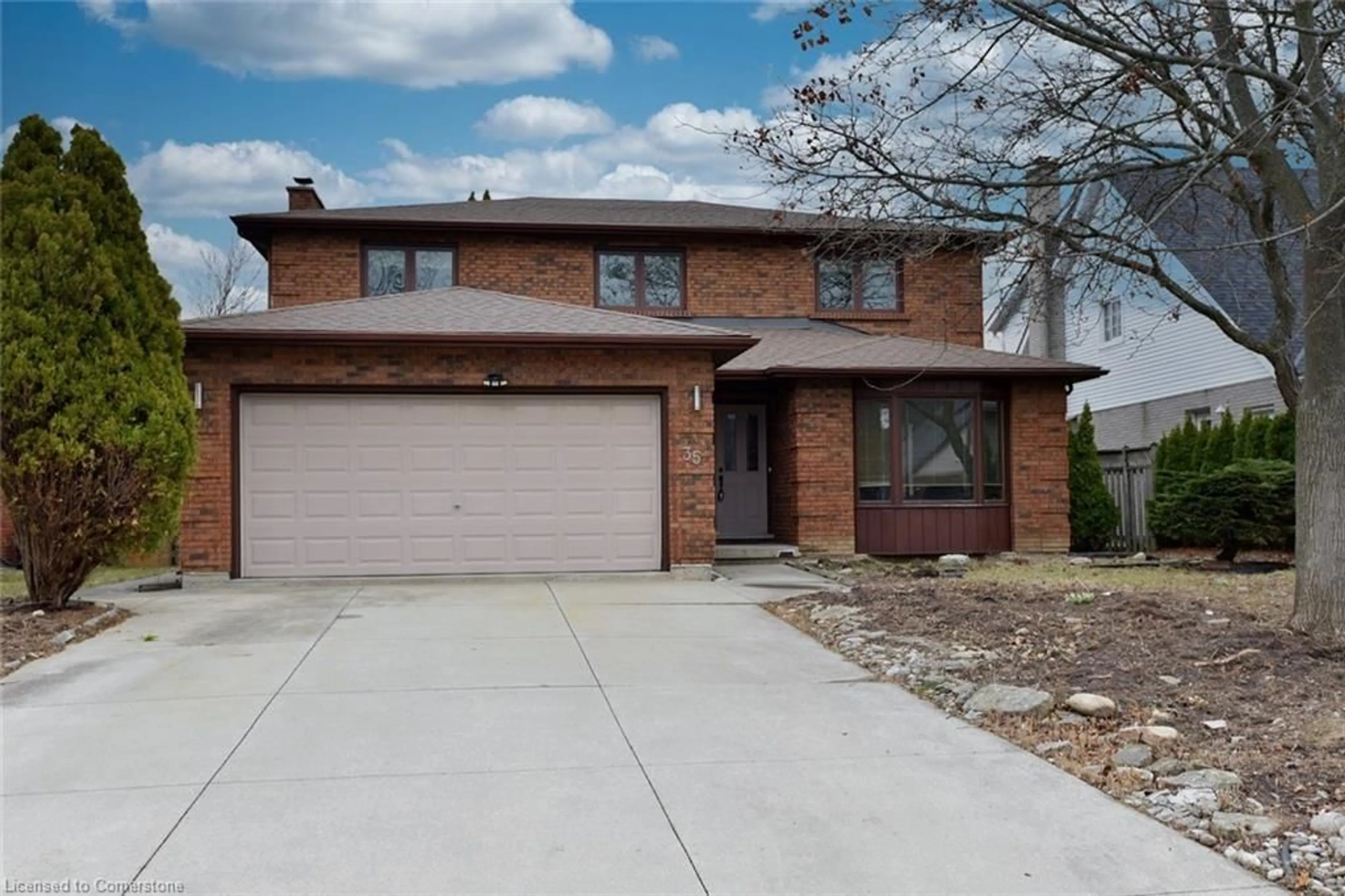 Home with brick exterior material, street for 35 Daffodil Cres, Hamilton Ontario L9K 1C7
