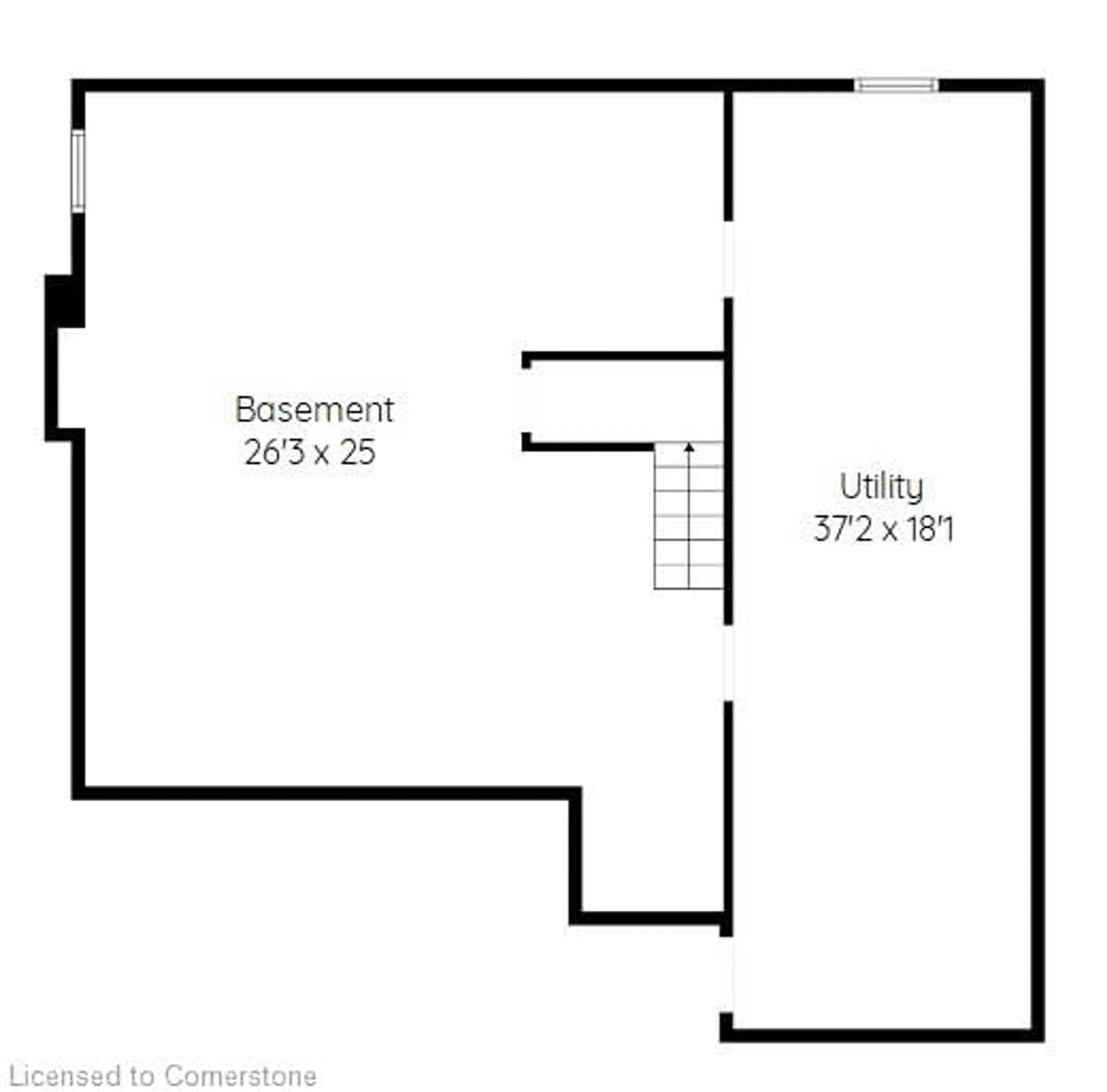 Floor plan for 35 Daffodil Cres, Hamilton Ontario L9K 1C7