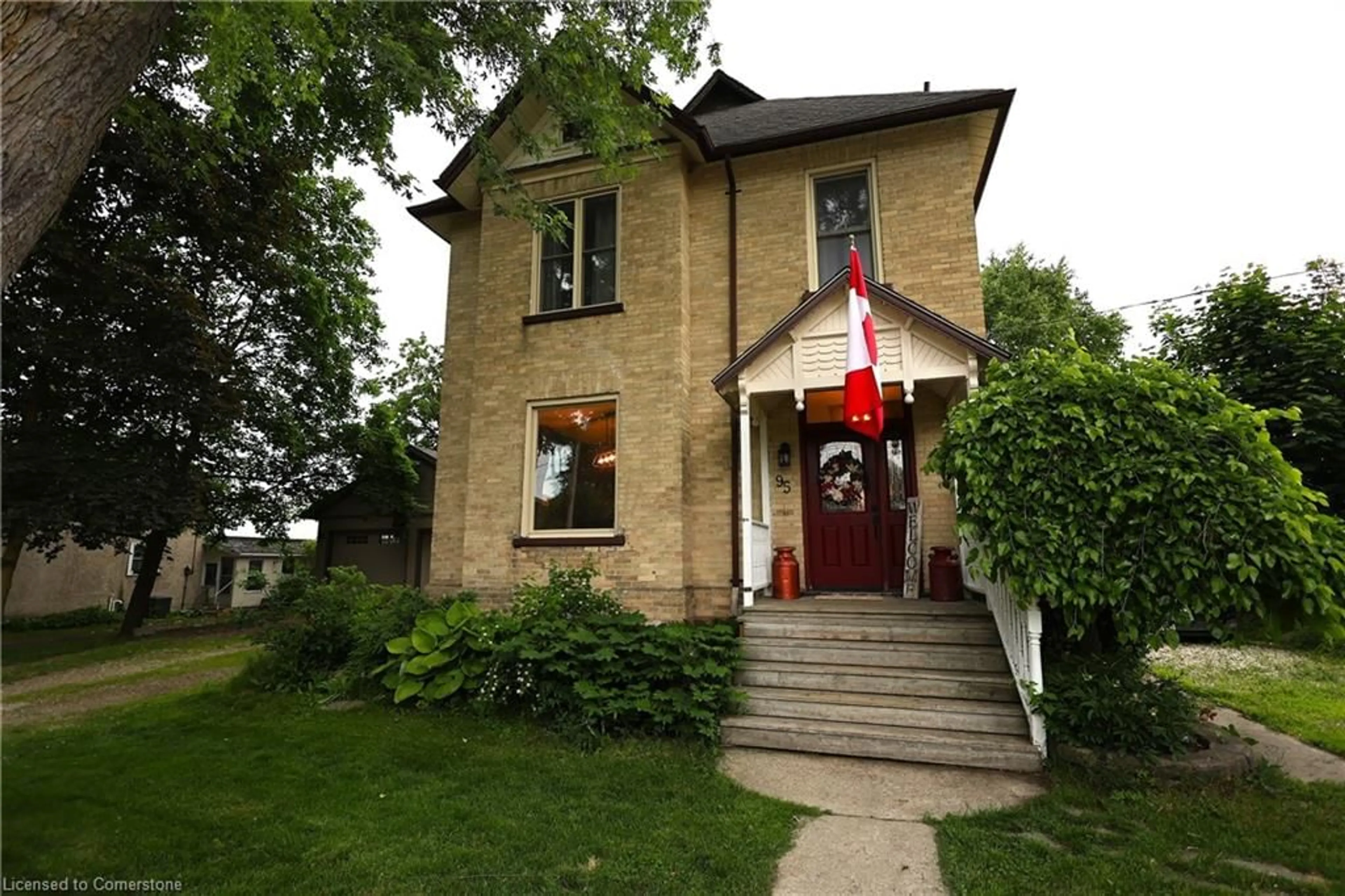 Home with brick exterior material, street for 95 John St, Harriston Ontario N0G 1Z0