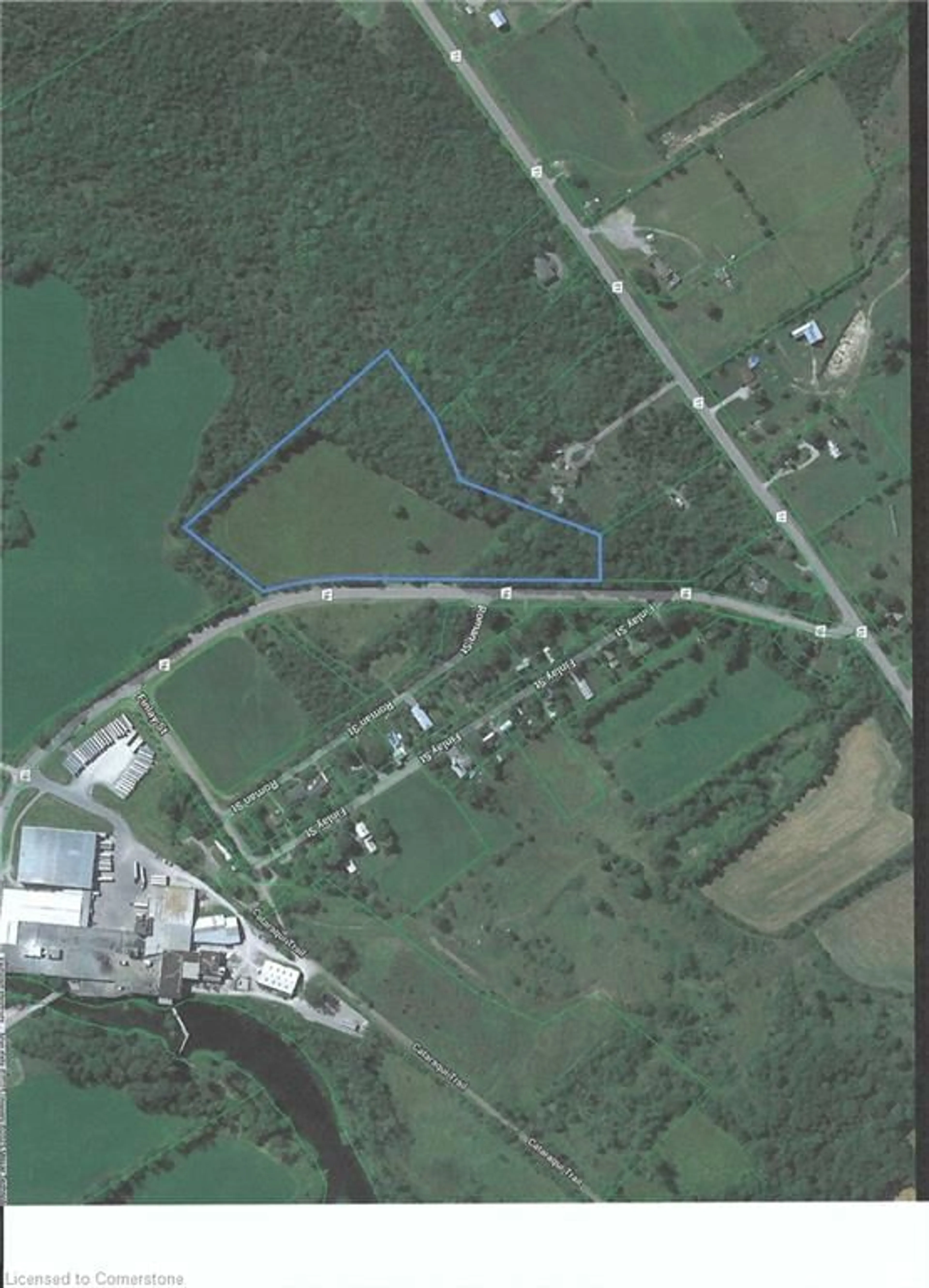 Picture of a map for 0 County Road 16 Rd #LOT A, Stone Mills Ontario K7R 3L2