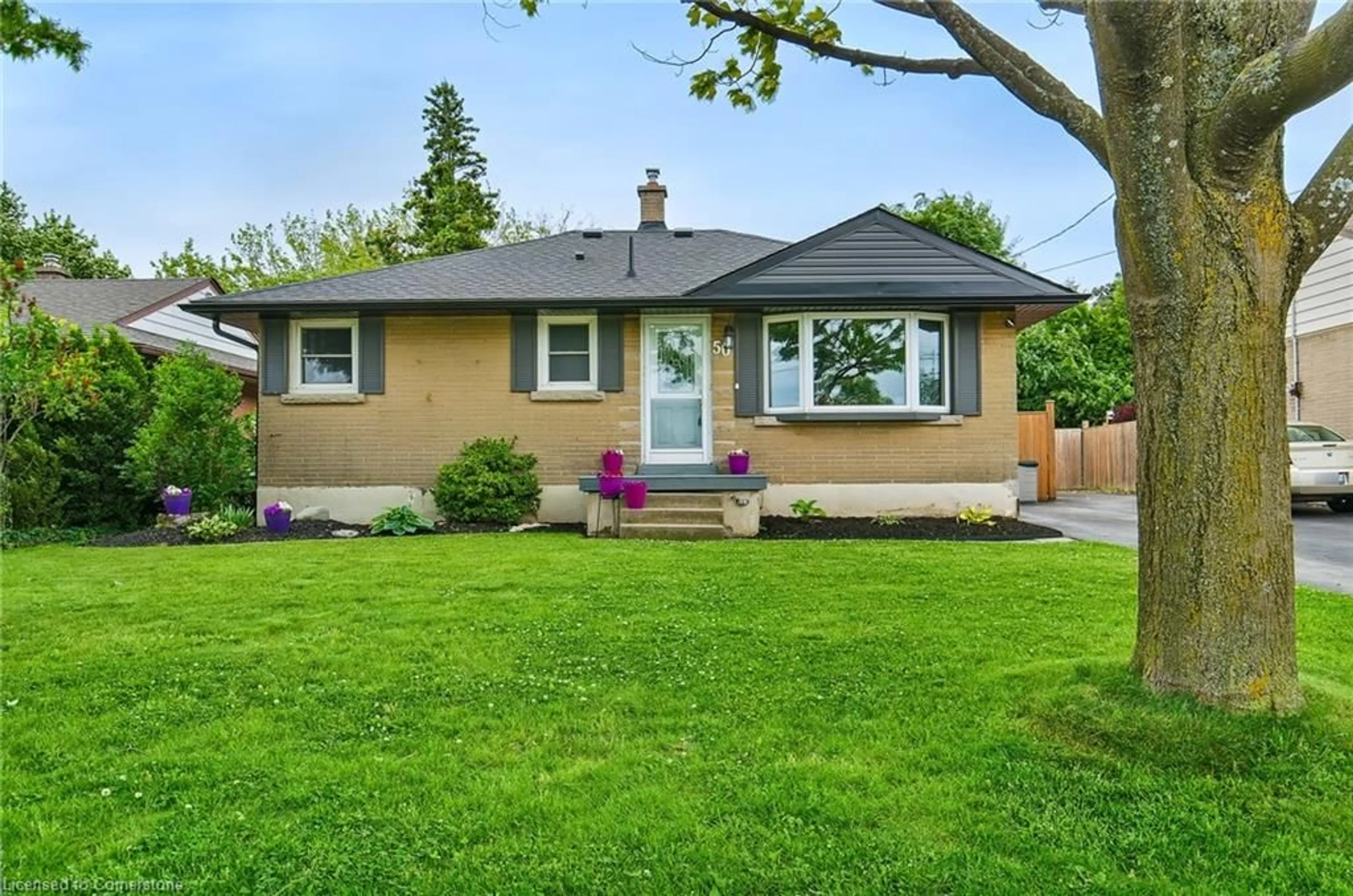 Home with vinyl exterior material, street for 50 Sandalwood Ave, Hamilton Ontario L8T 2E3