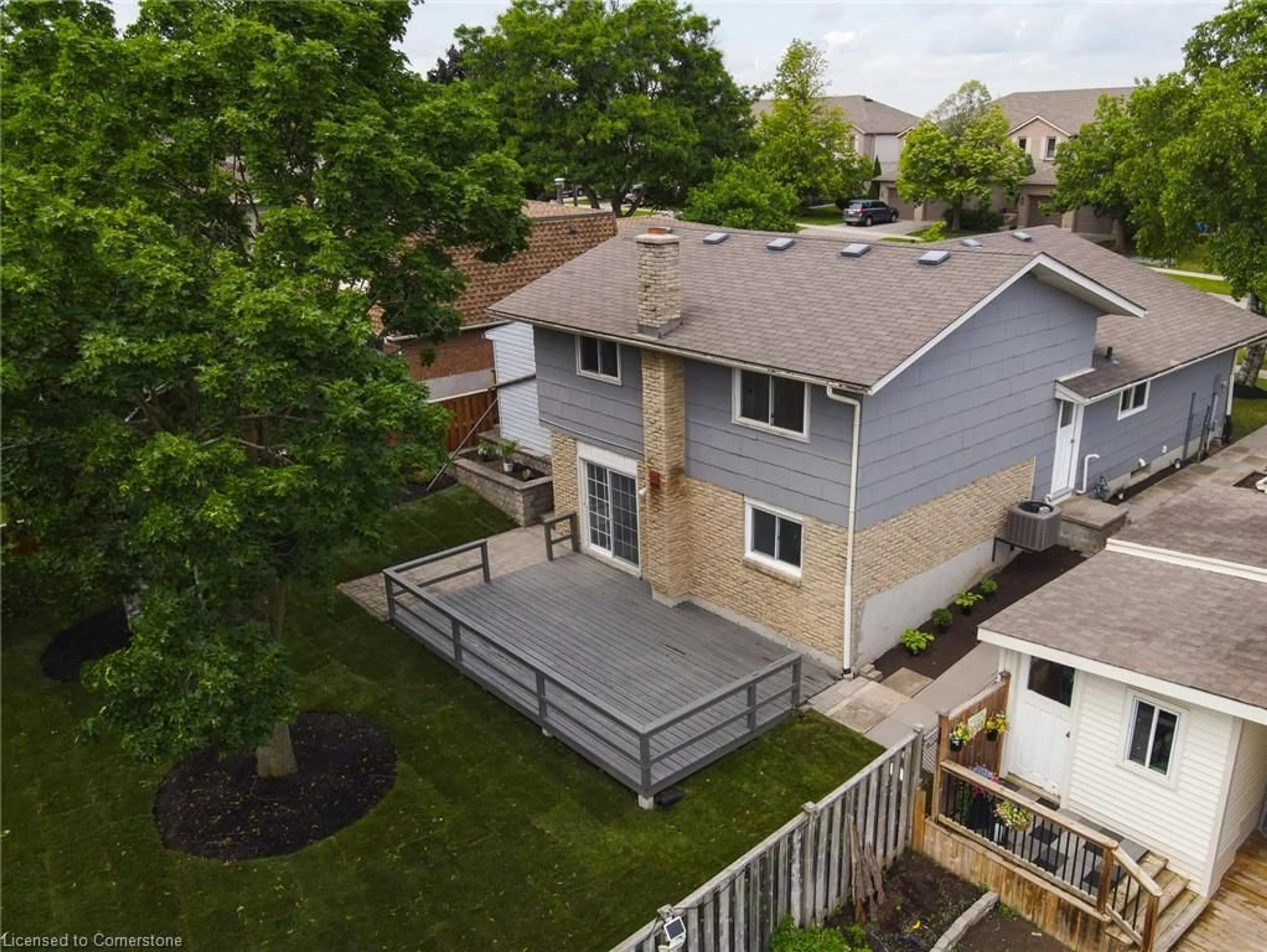 A pic from outside/outdoor area/front of a property/back of a property/a pic from drone, street for 227 Blackhorne Dr, Kitchener Ontario N2E 1Z2