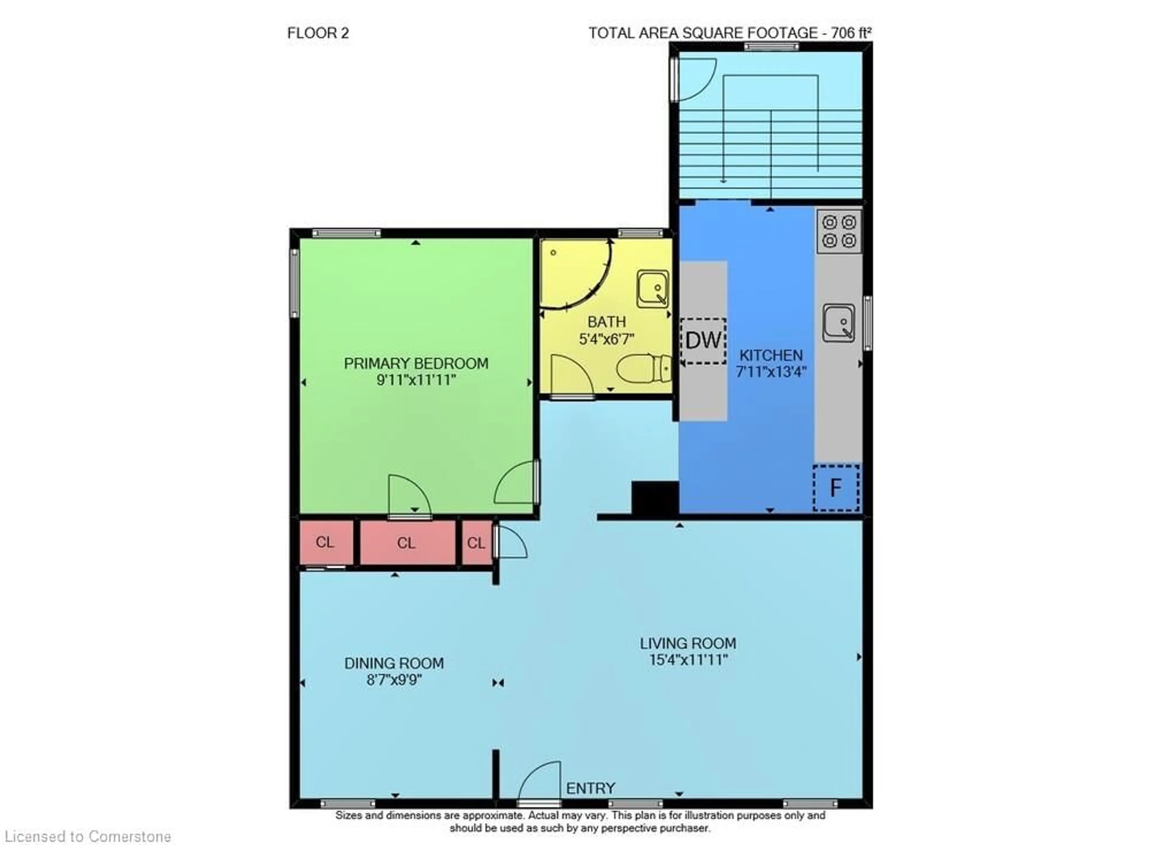 Floor plan for 29 Sandown St, St. Catharines Ontario L2N 1Y2