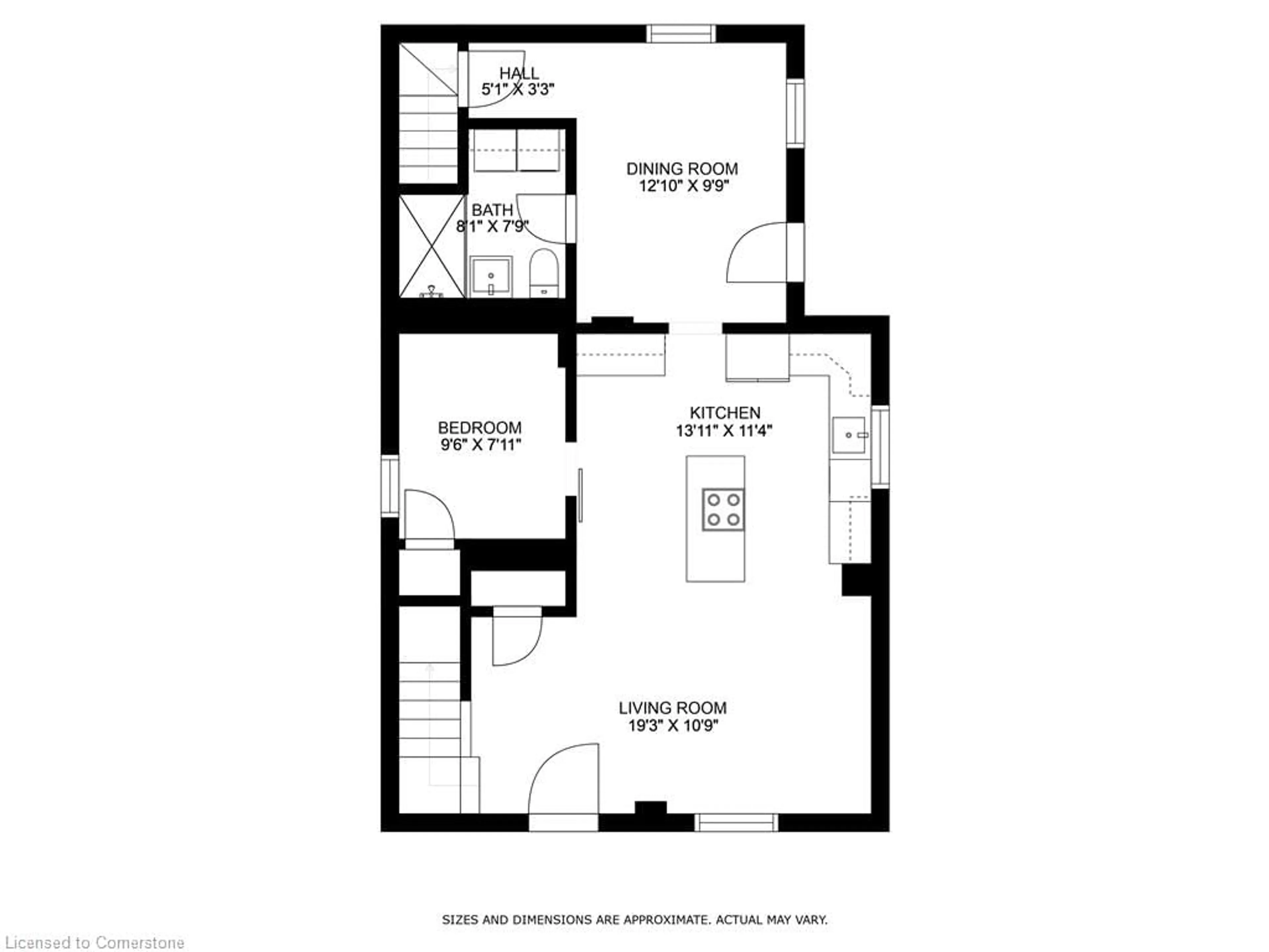 Floor plan for 23 Drummond St, Brantford Ontario N3S 5Z2