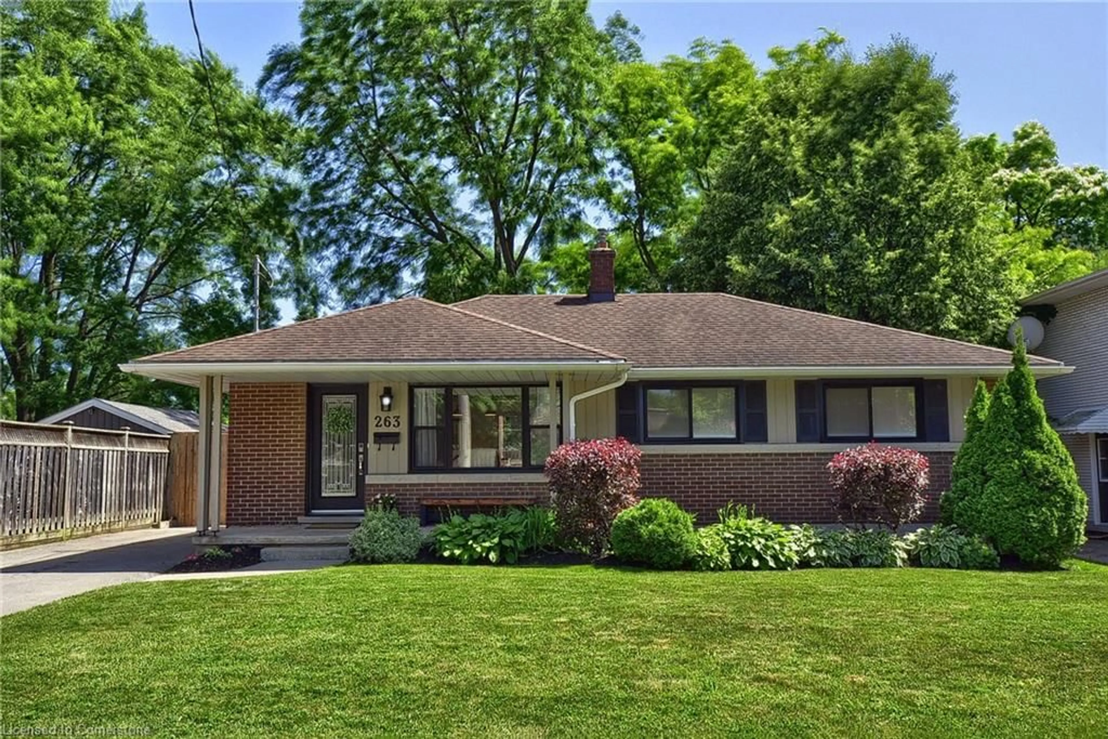 Home with brick exterior material, street for 263 Kitchener Rd, Cambridge Ontario N3H 1A7