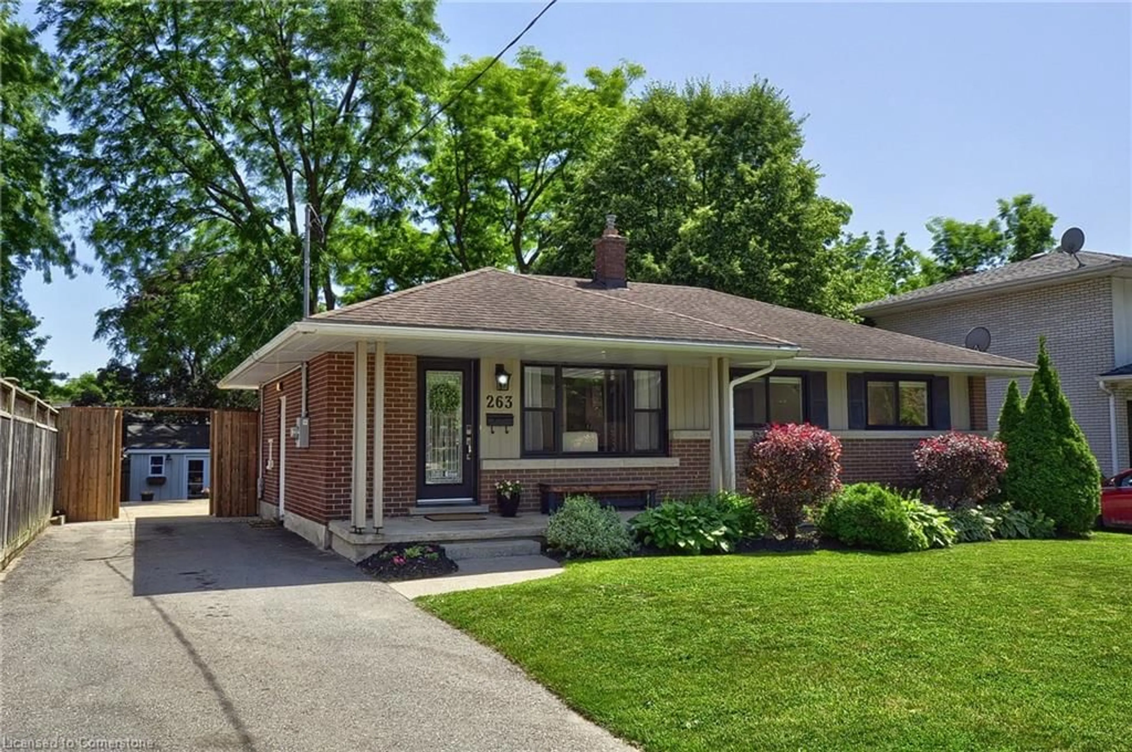 Home with brick exterior material, street for 263 Kitchener Rd, Cambridge Ontario N3H 1A7